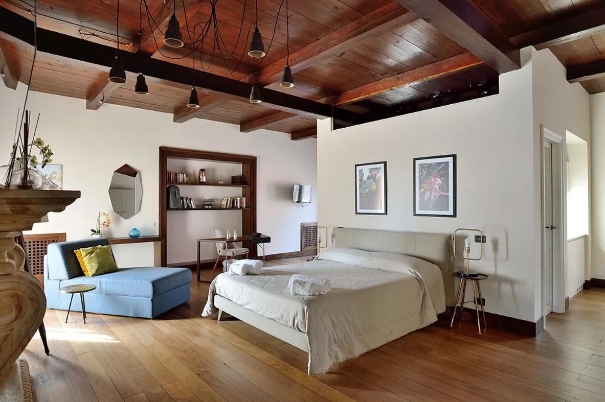 Bedroom, Bed in Casa Realia