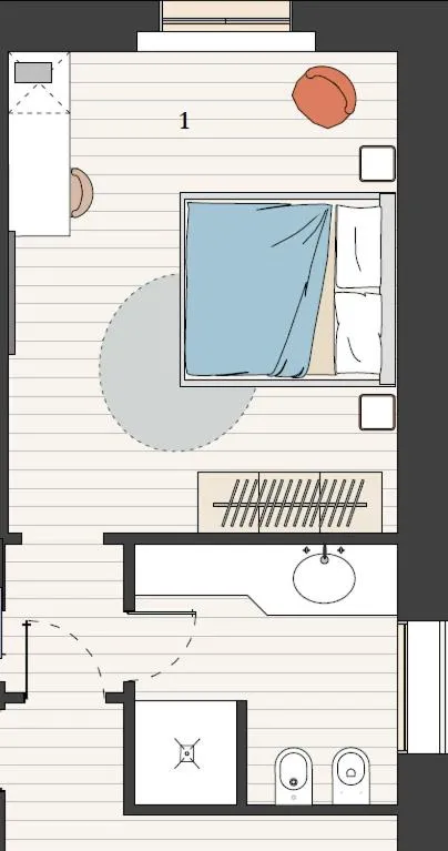 Photo of the whole room in Casa Realia