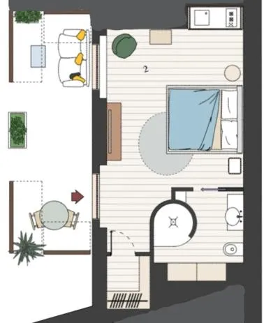 Photo of the whole room in Casa Realia