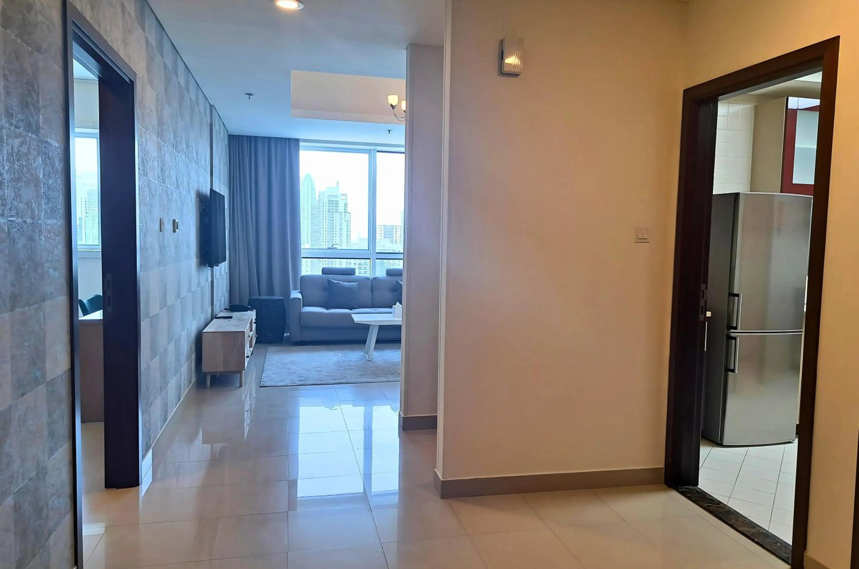 Living room in Barceló Residences Dubai Marina