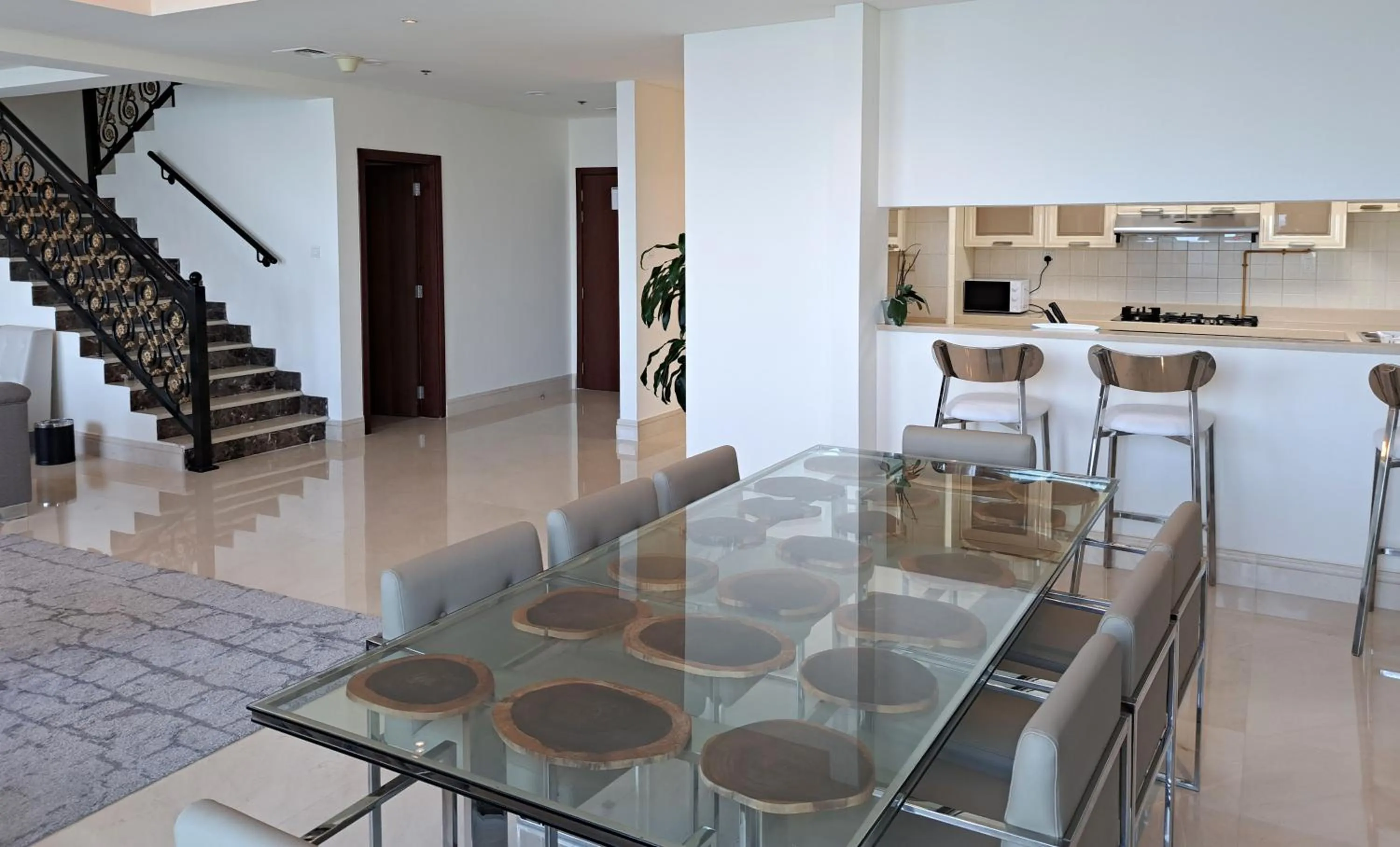 Living room in Barceló Residences Dubai Marina