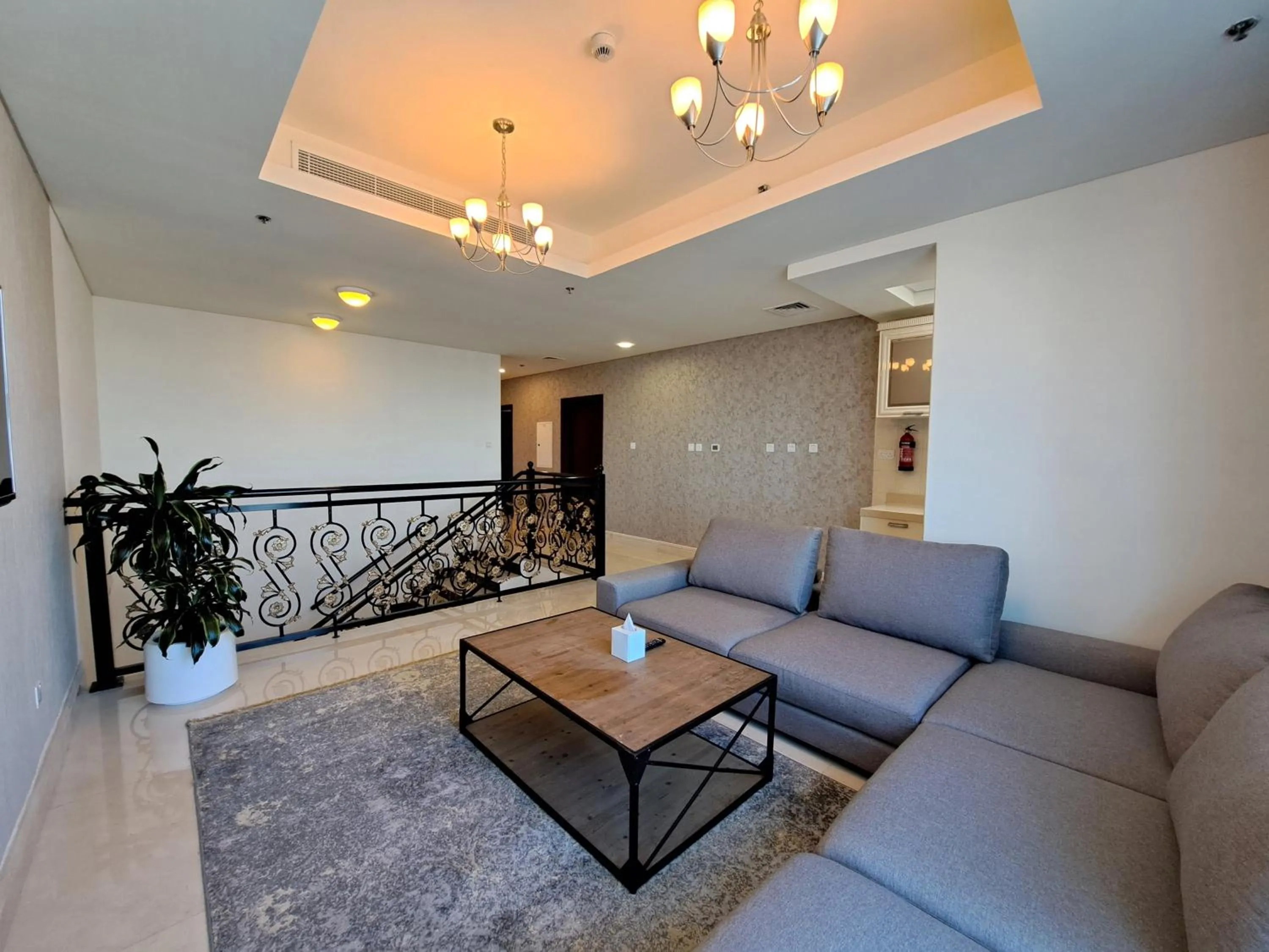 Living room in Barceló Residences Dubai Marina