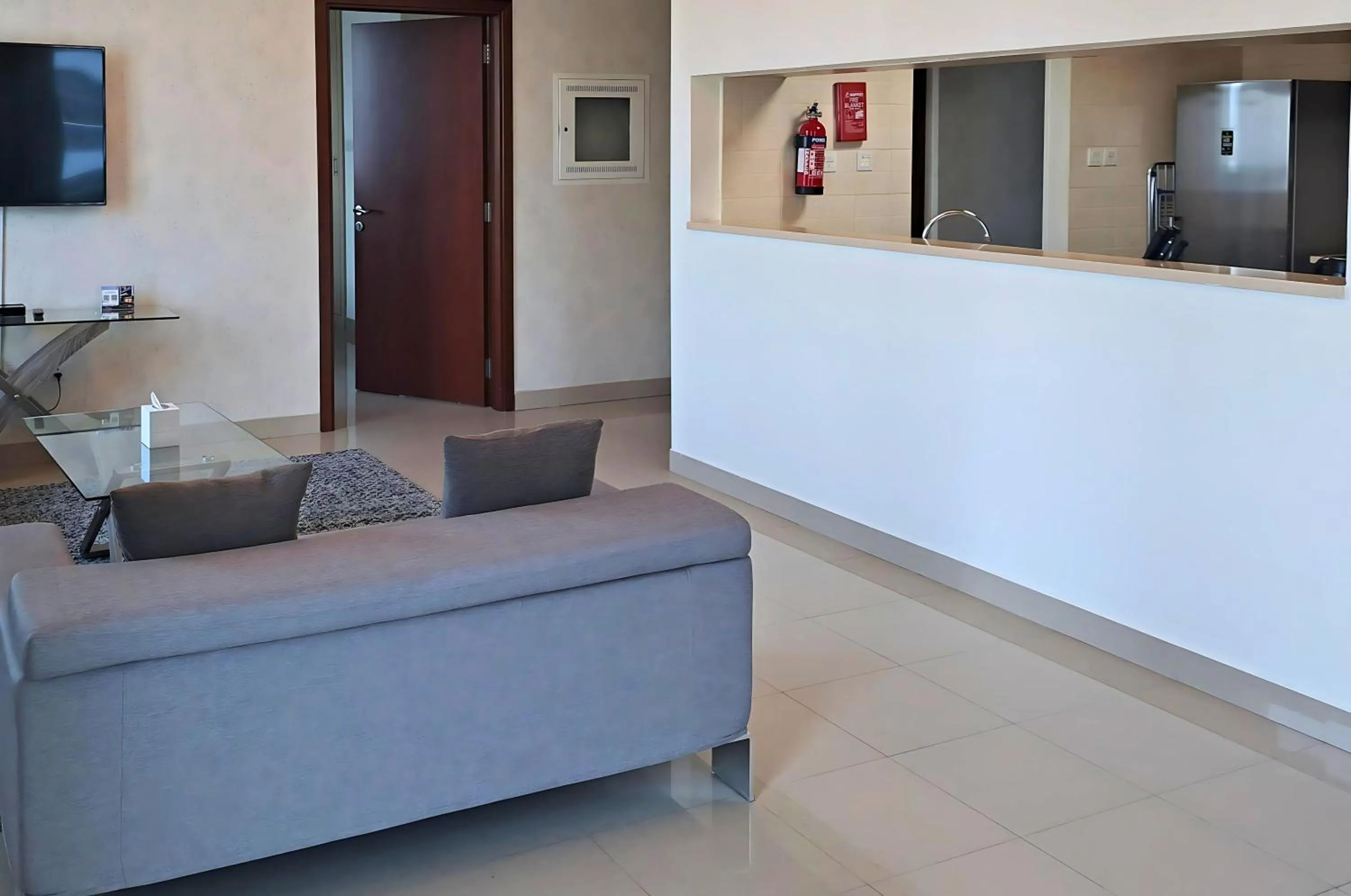 Living room in Barceló Residences Dubai Marina