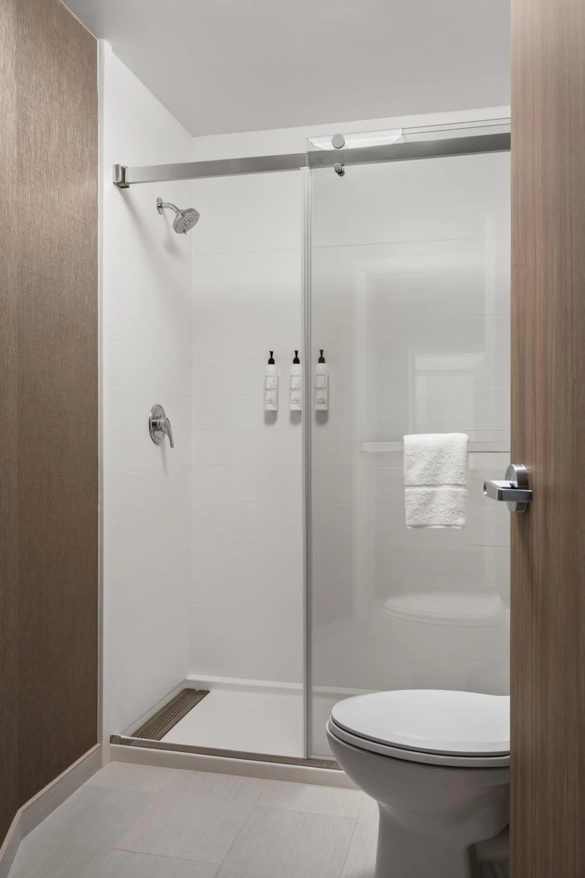 Shower in SpringHill Suites by Marriott Chicago Bolingbrook
