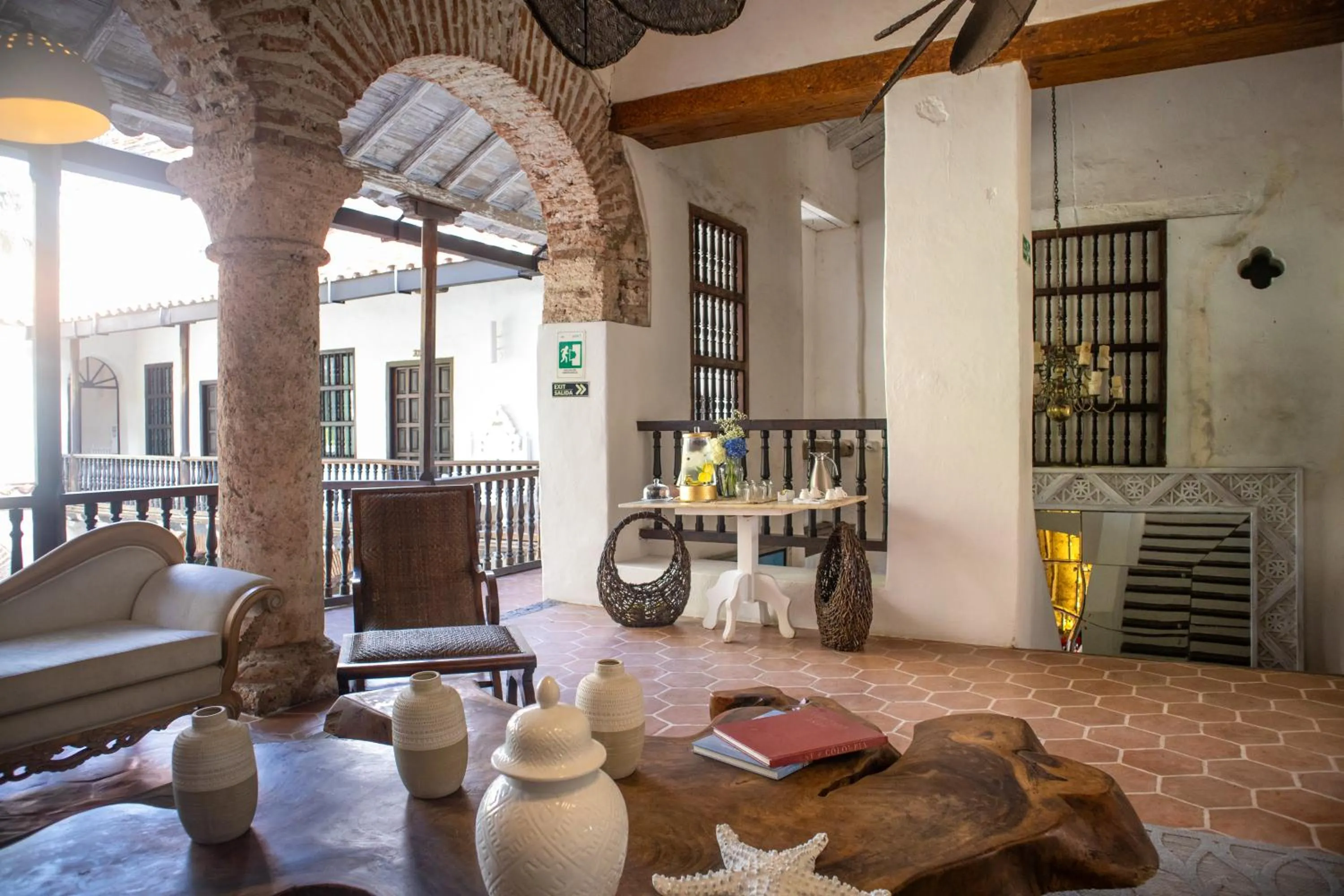 Seating area in Hotel El Marqués
