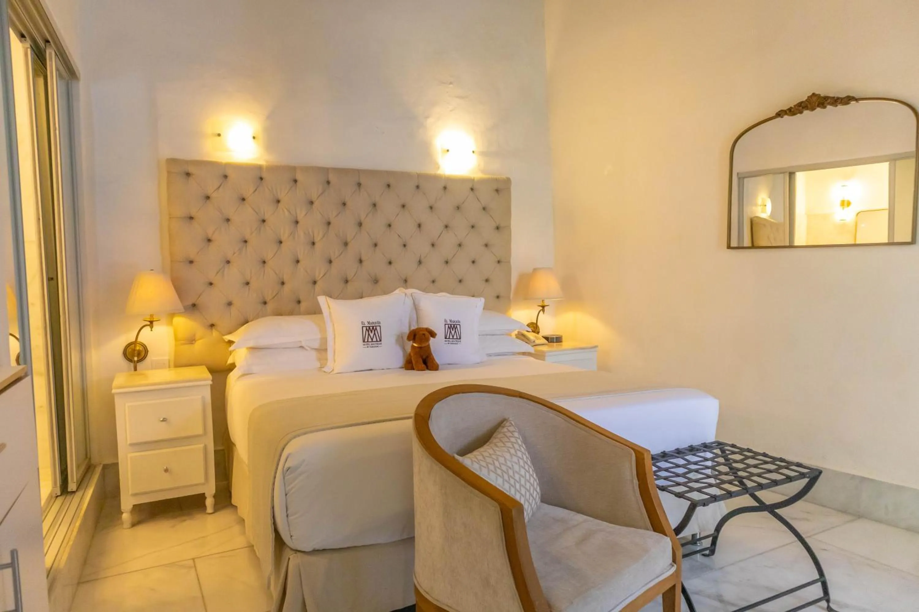 Bed in Hotel El Marqués