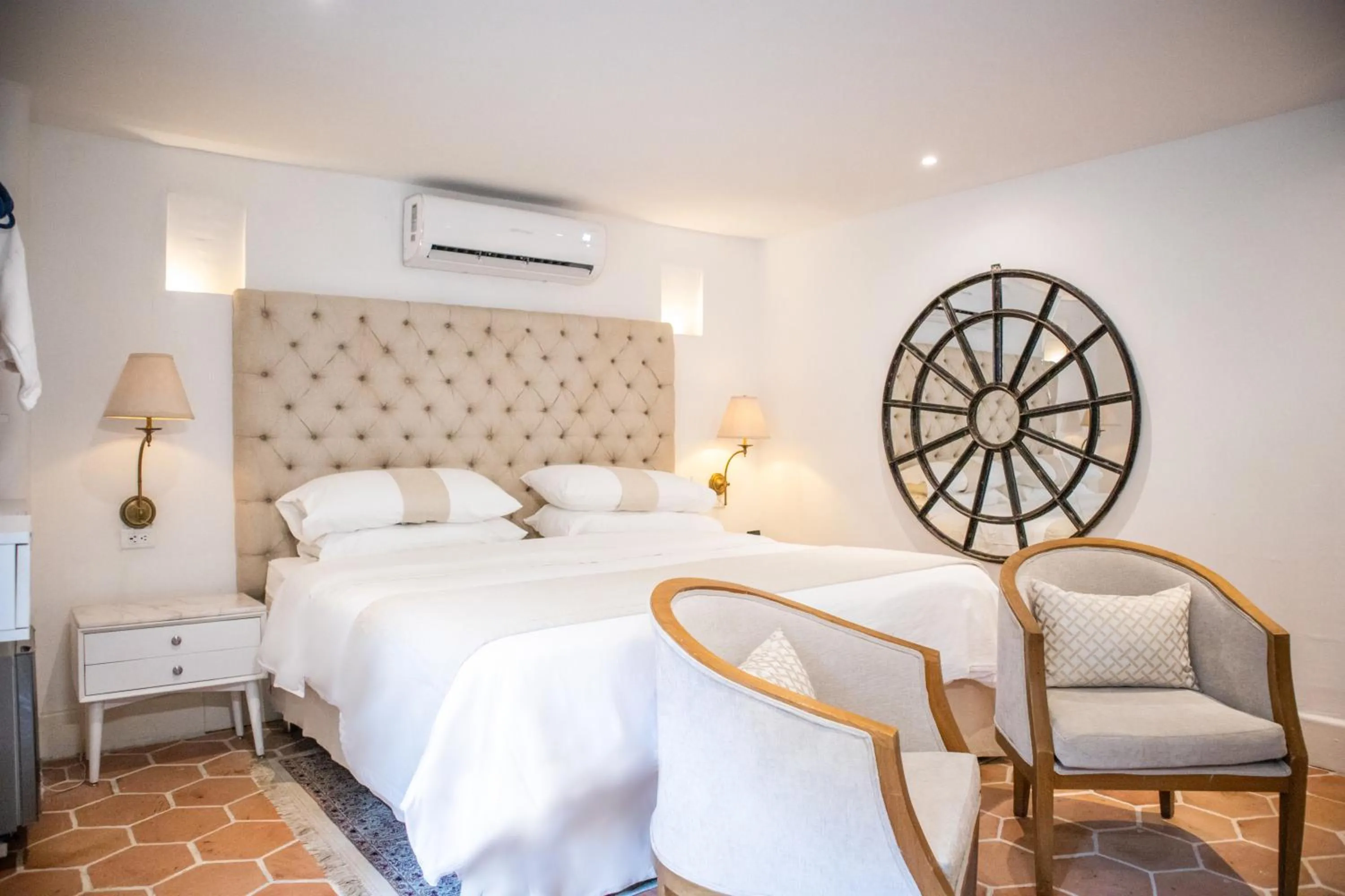 Bed in Hotel El Marqués