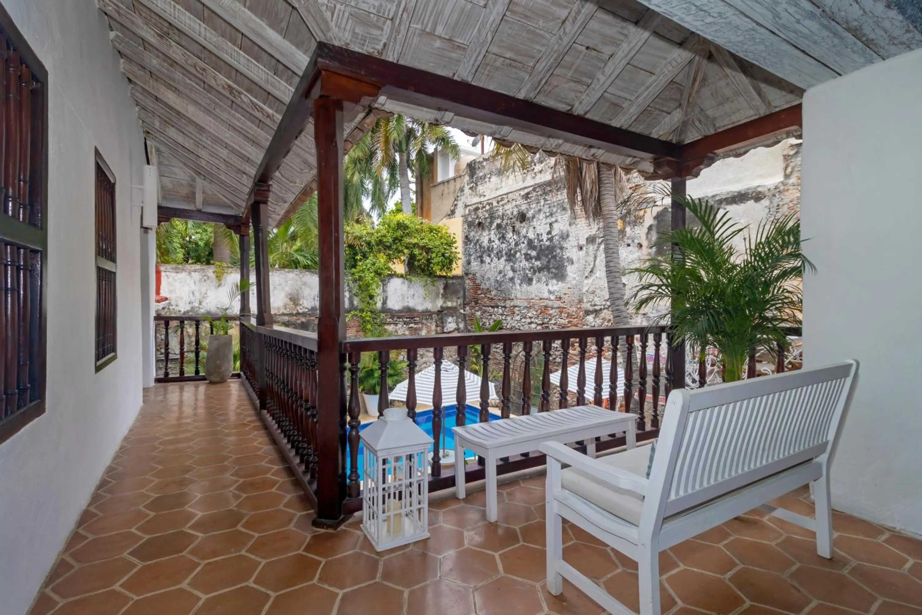 Patio in El Marques Hotel Boutique By GEH Suites