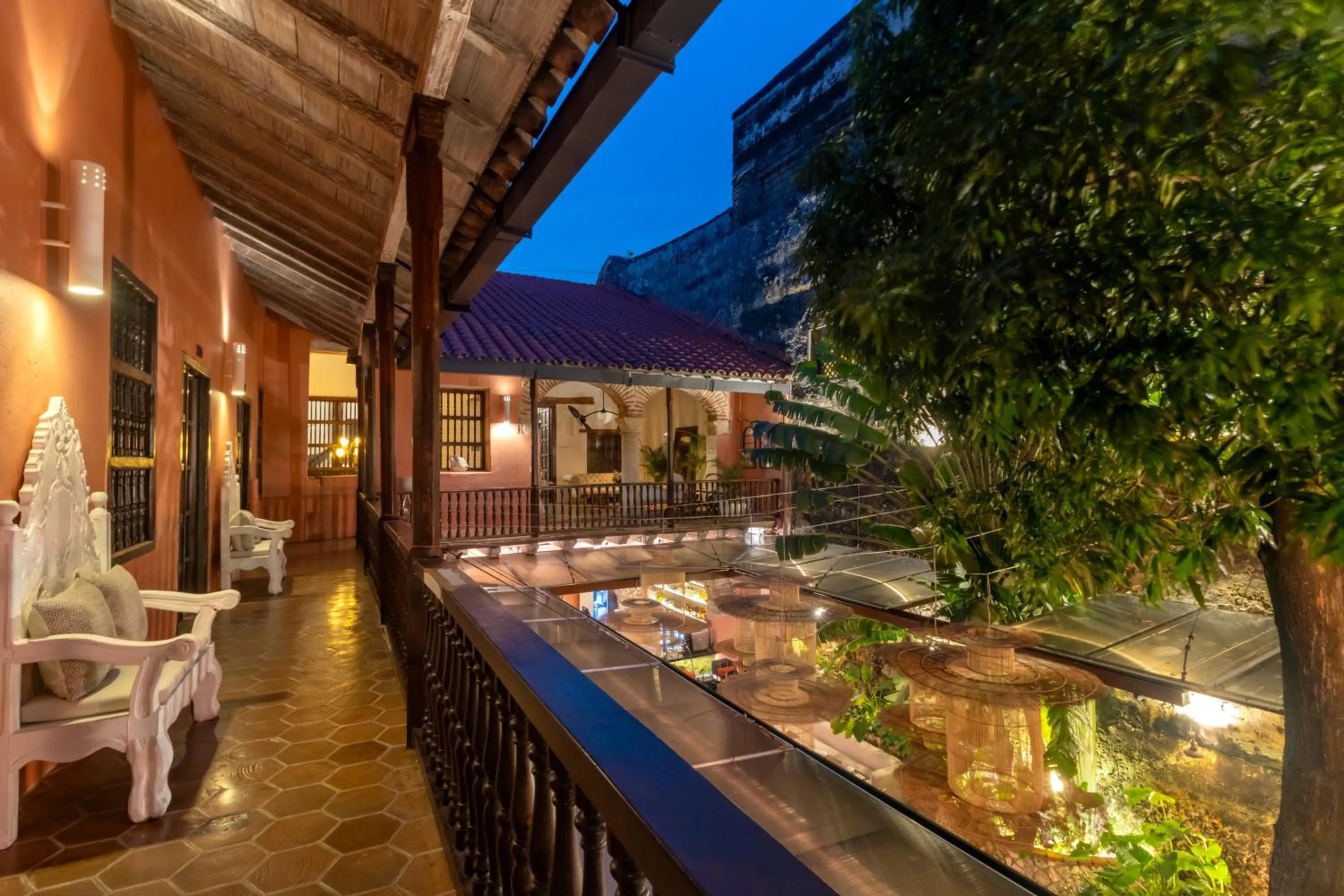 Patio in El Marques Hotel Boutique By GEH Suites