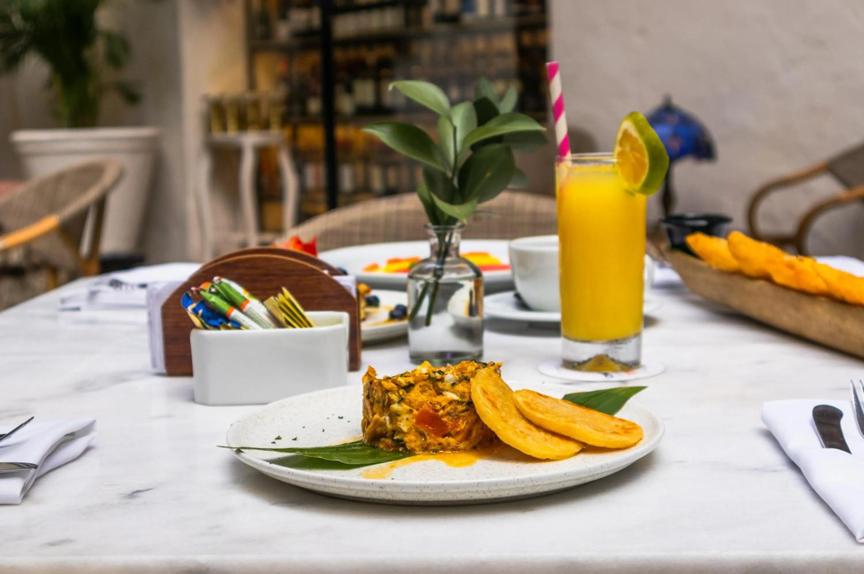 Food and drinks in Hotel El Marqués