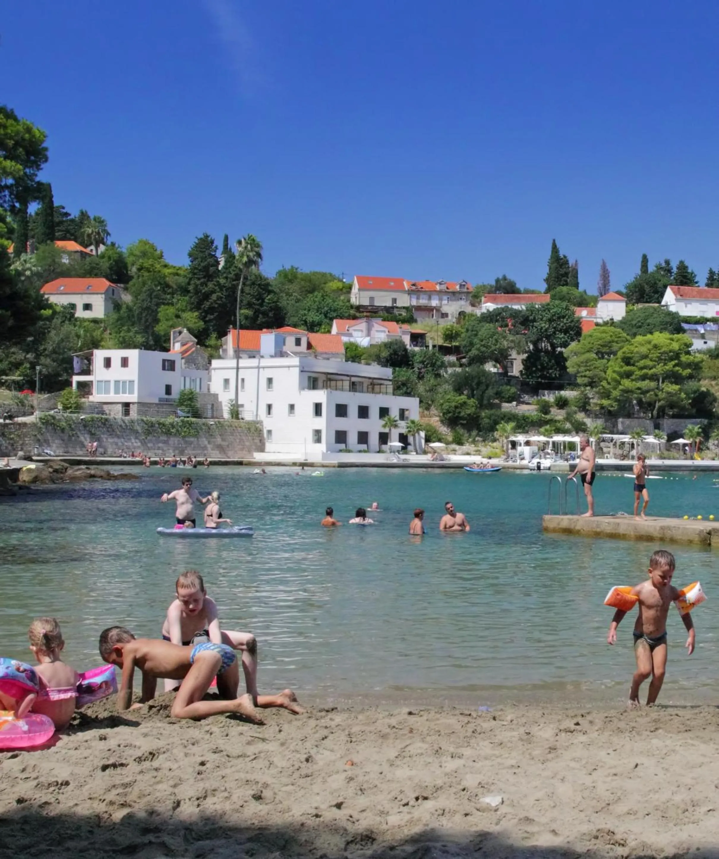 Facade/entrance in Kalamota Beach House