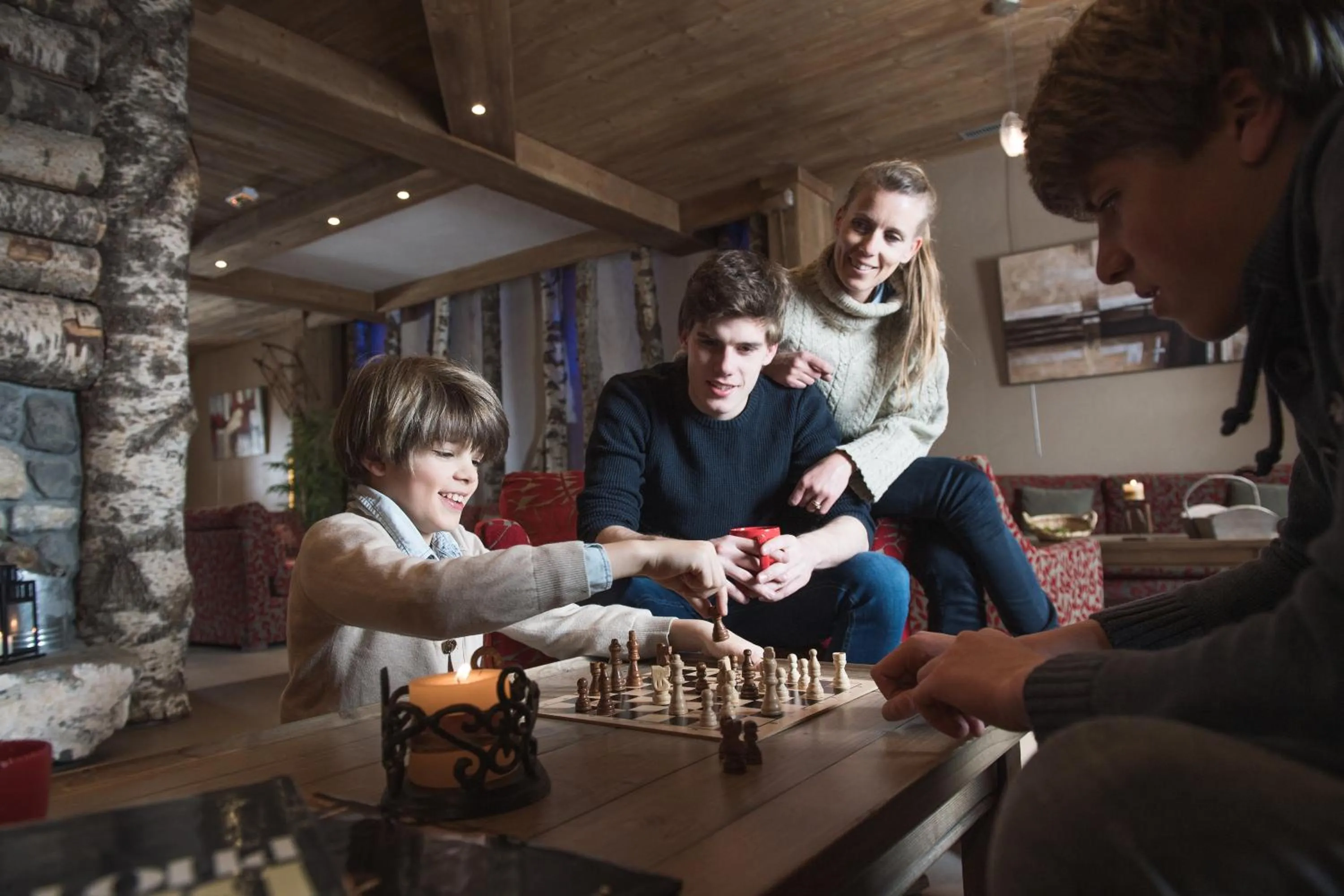 Lobby or reception in CGH Résidences & Spas Les Clarines