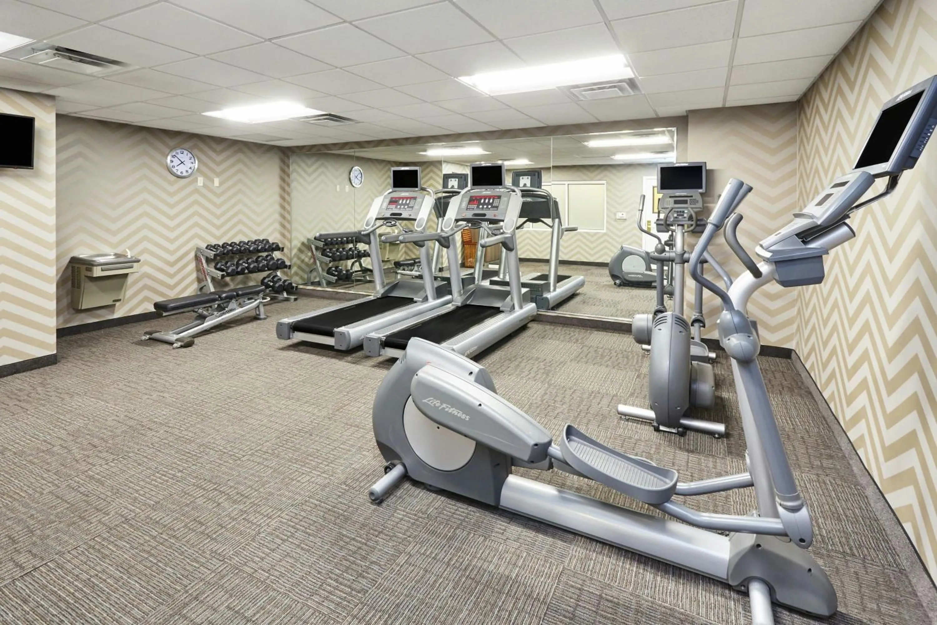 Fitness centre/facilities in Residence Inn by Marriott Chicago Schaumburg/Woodfield Mall