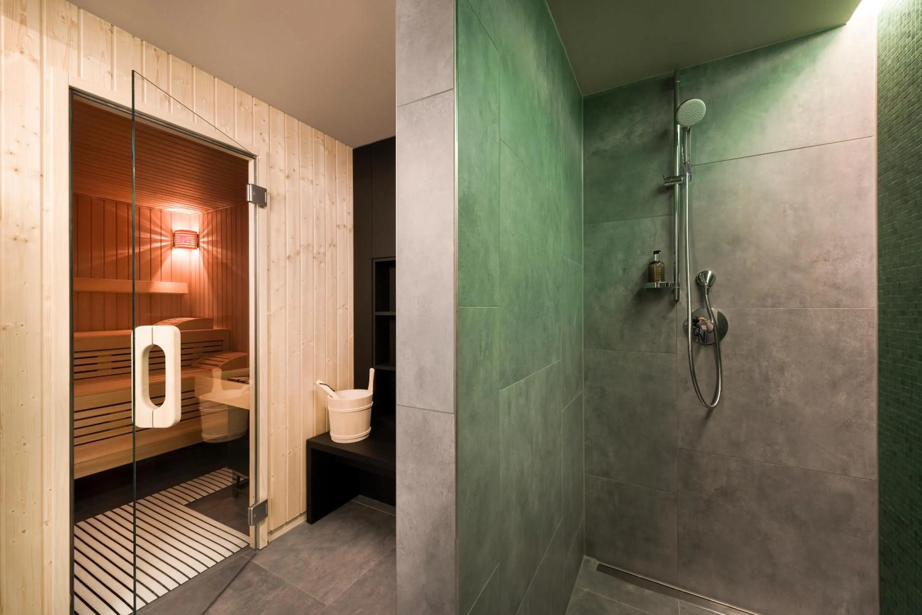 Sauna in Adina Apartment Hotel Hamburg Speicherstadt