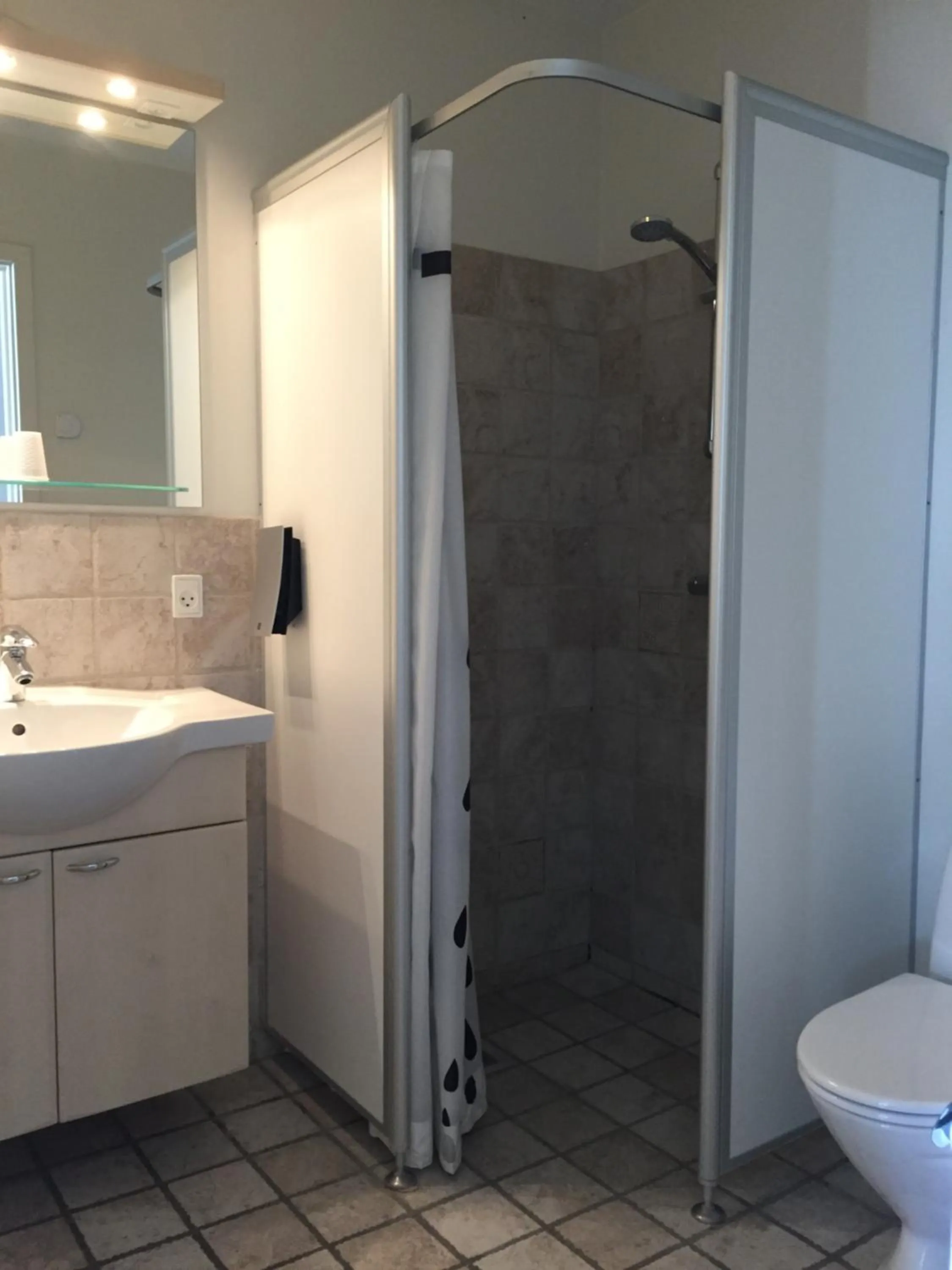 Bathroom in Hotel Laasby Kro