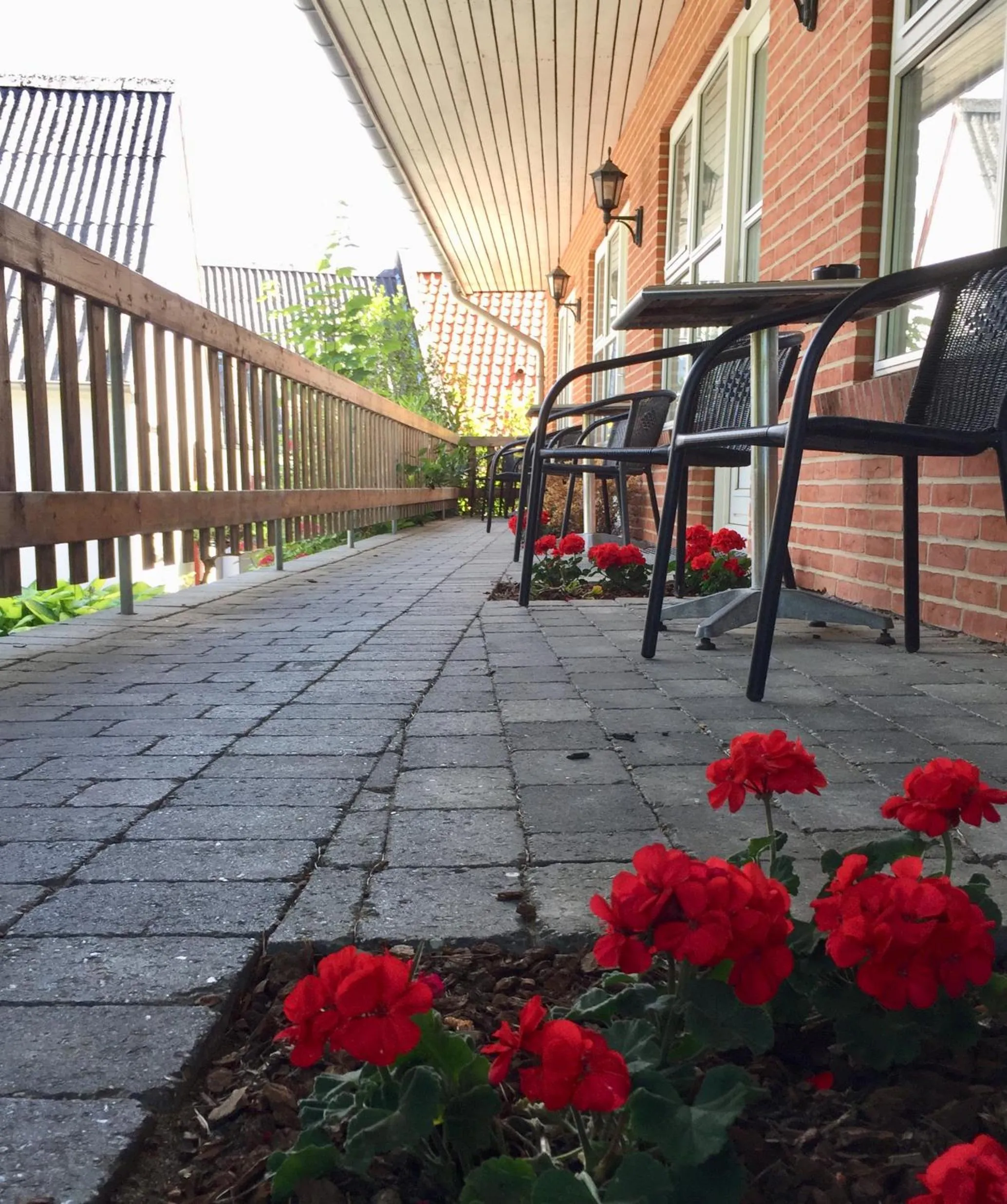 Balcony/Terrace in Hotel Laasby Kro