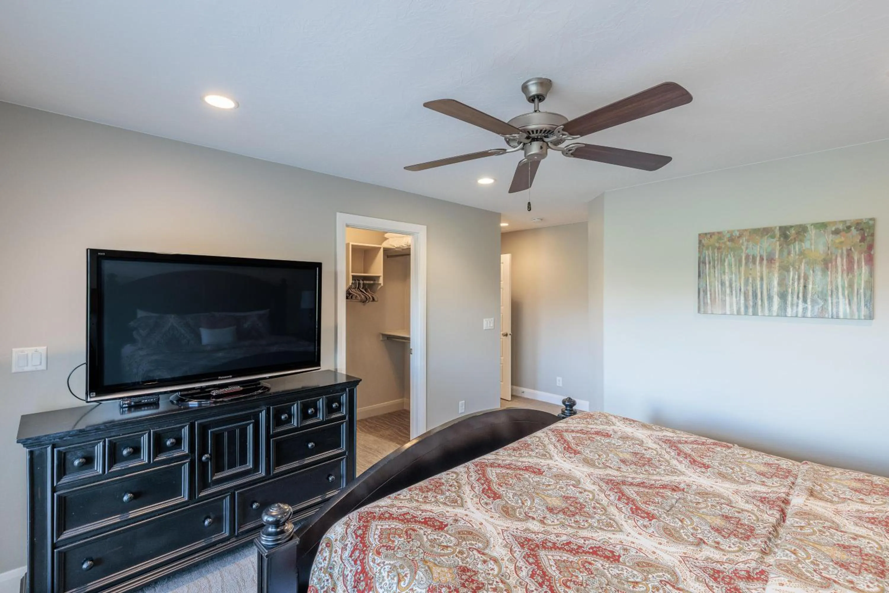 Bed in 18th Fairway to Heaven