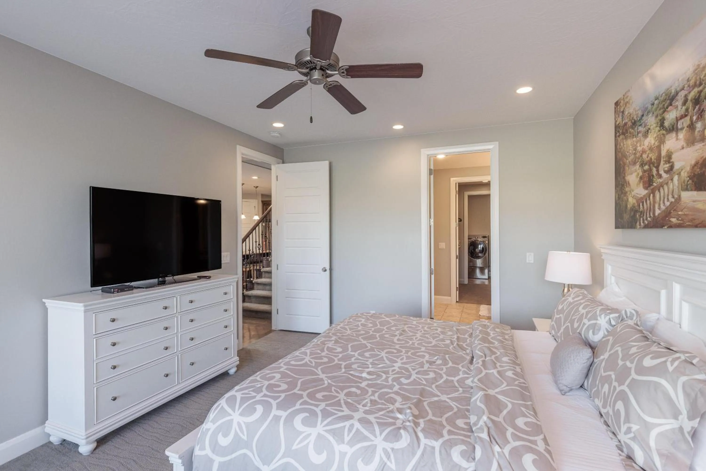 Bed in 18th Fairway to Heaven