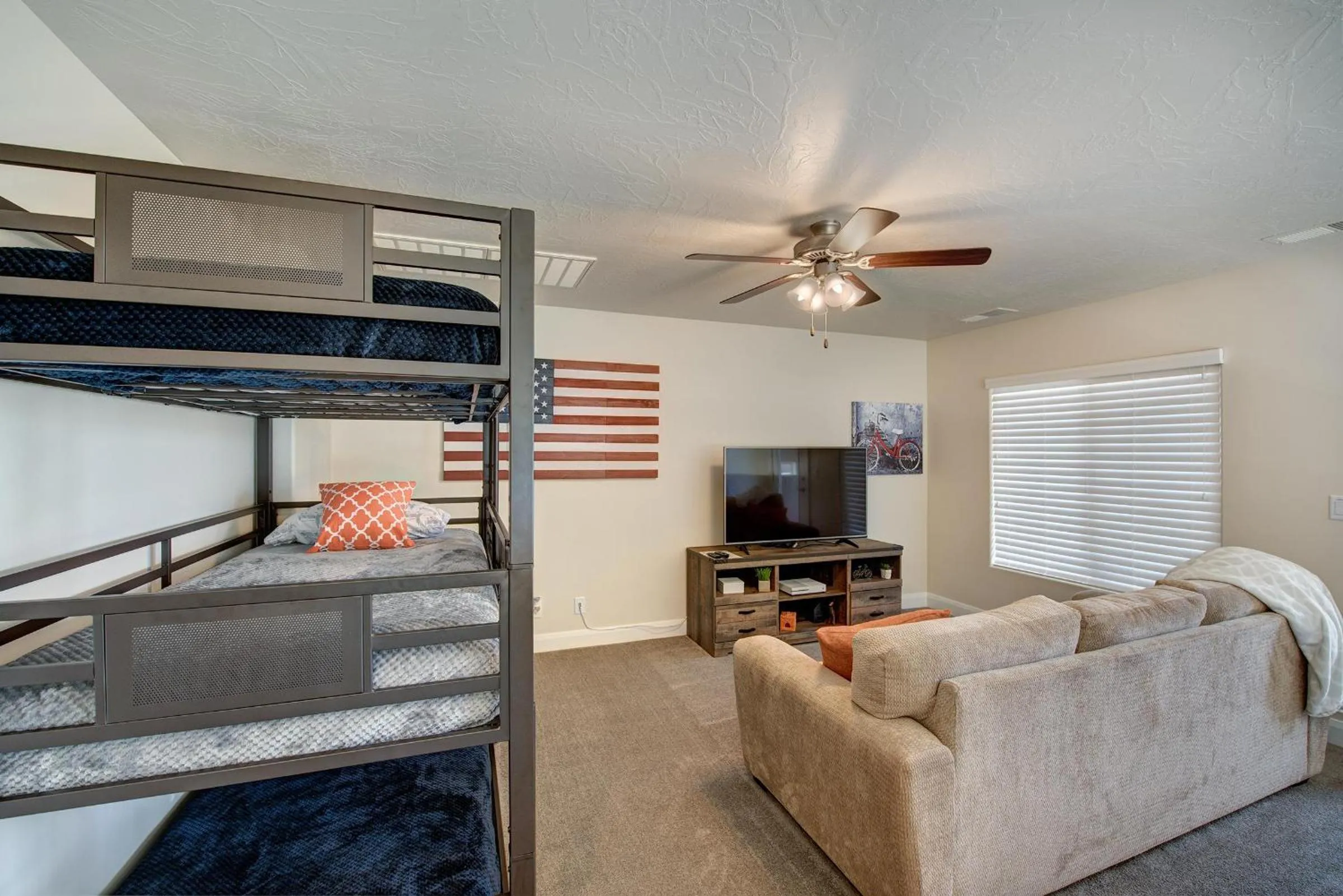 Bed in Red Cliff Sunset