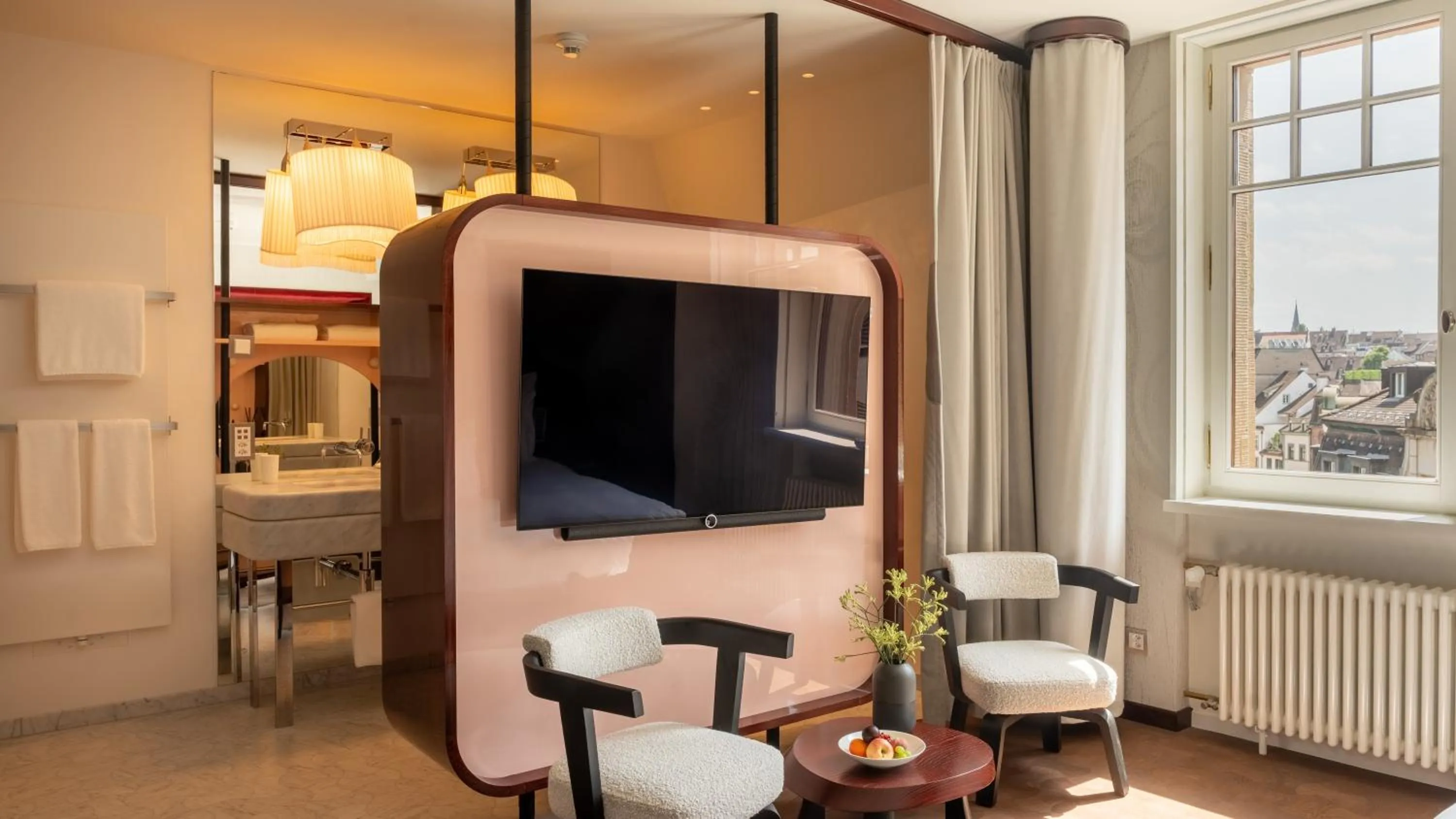 Bathroom in Grand Hotel LES TROIS ROIS