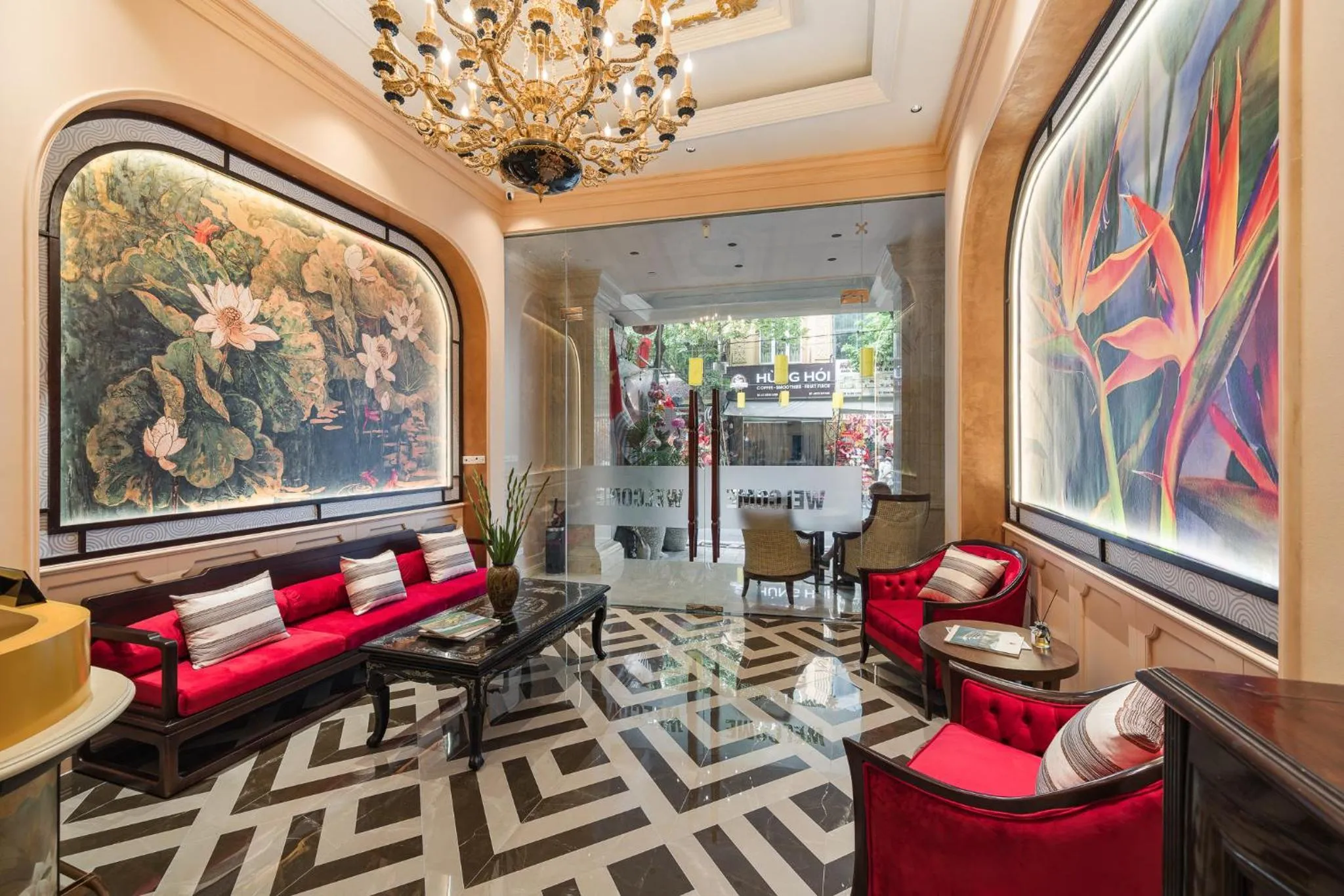 Lobby or reception in Hanoi Little Town Hotel