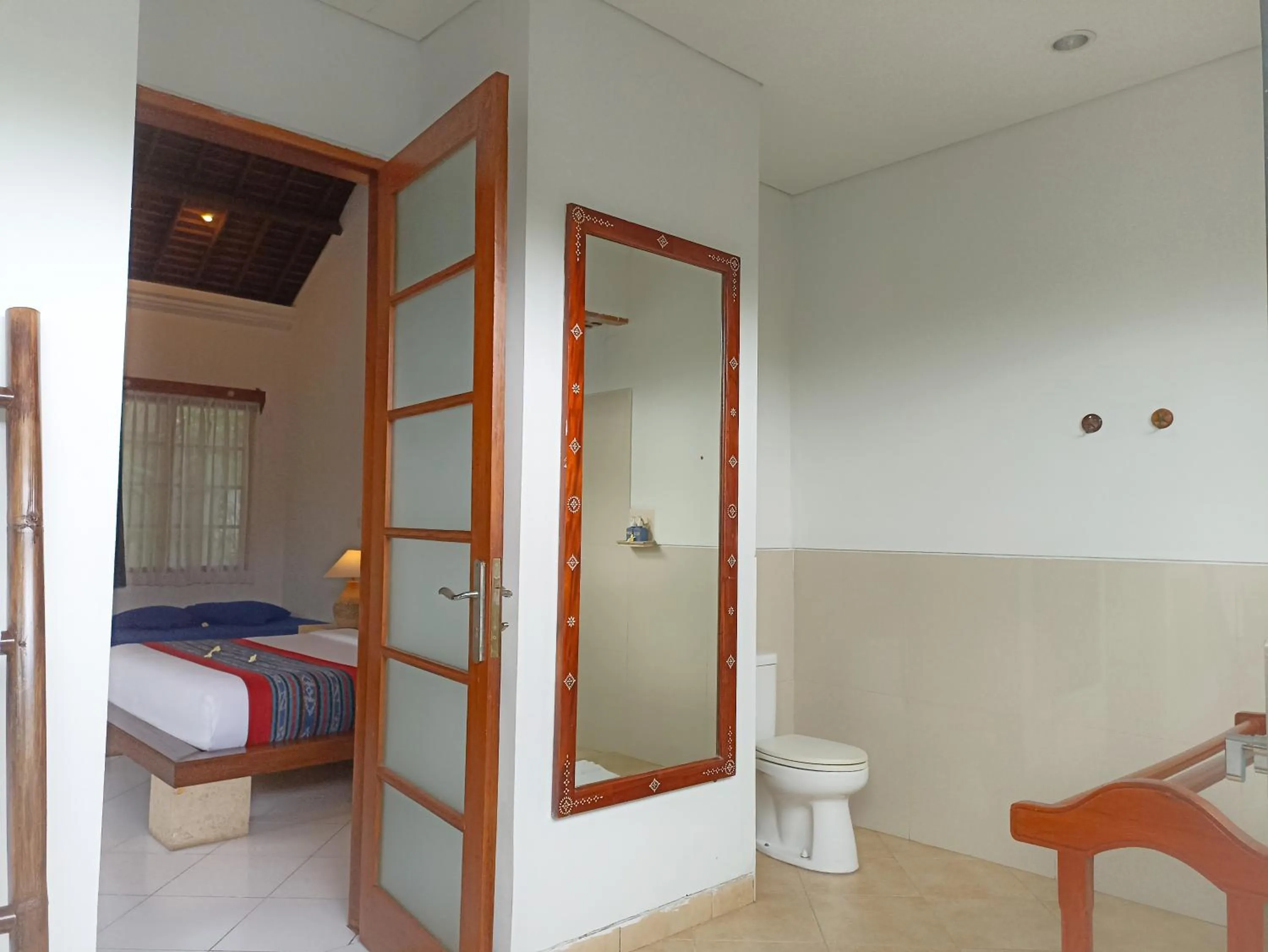 Toilet, Bed in Villa Almarik Resort