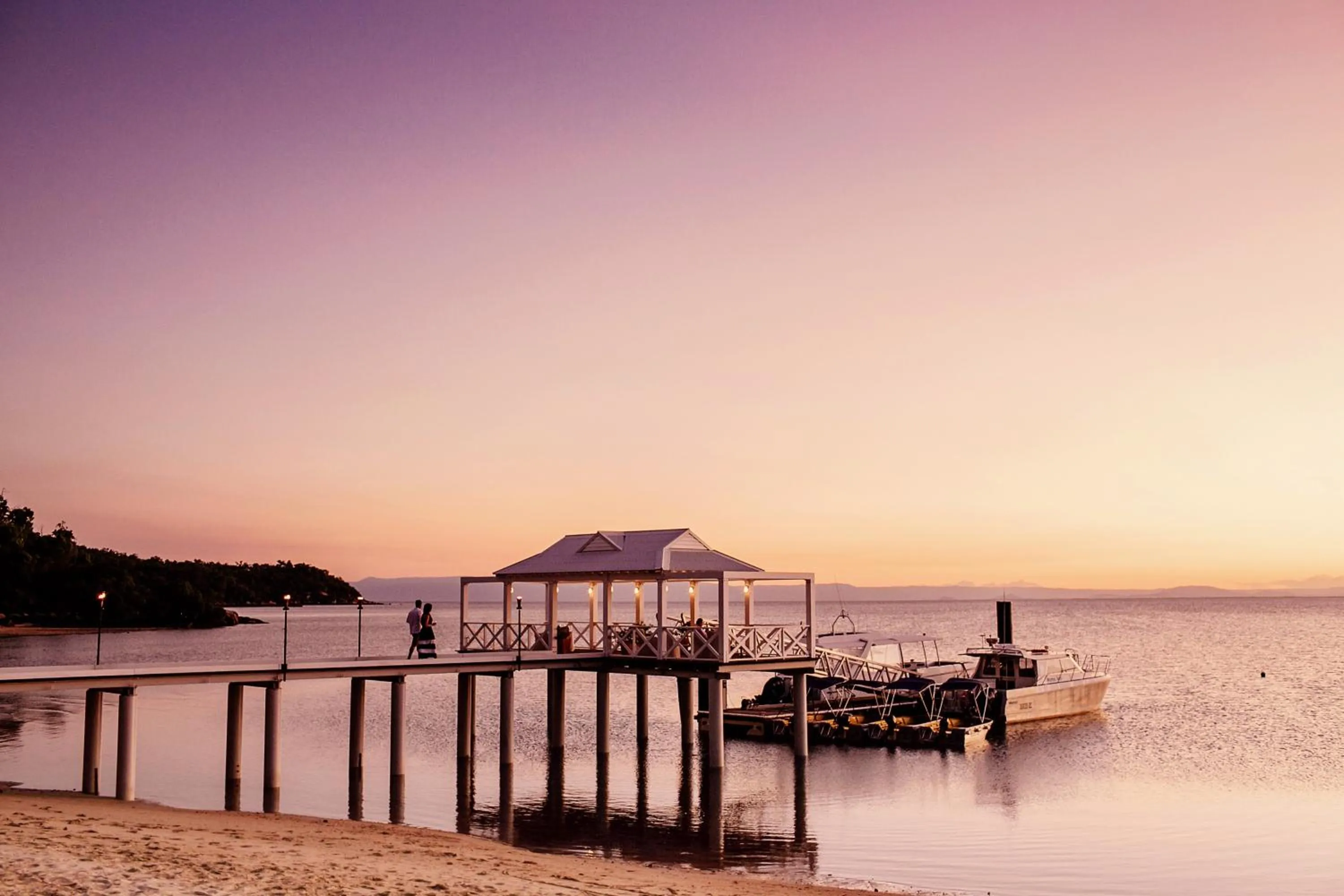Natural landscape in Orpheus Island Lodge