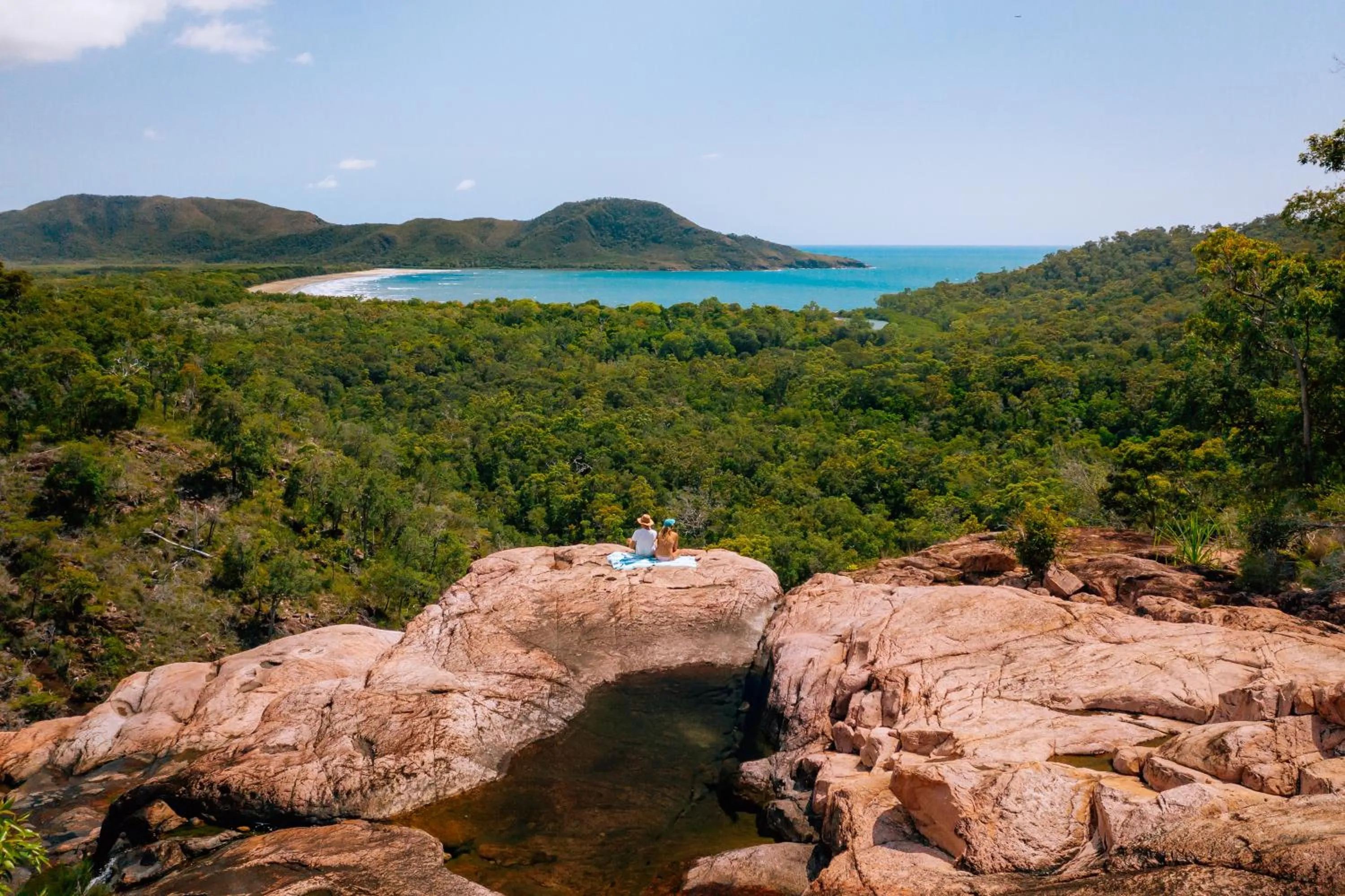 Natural landscape in Orpheus Island Lodge