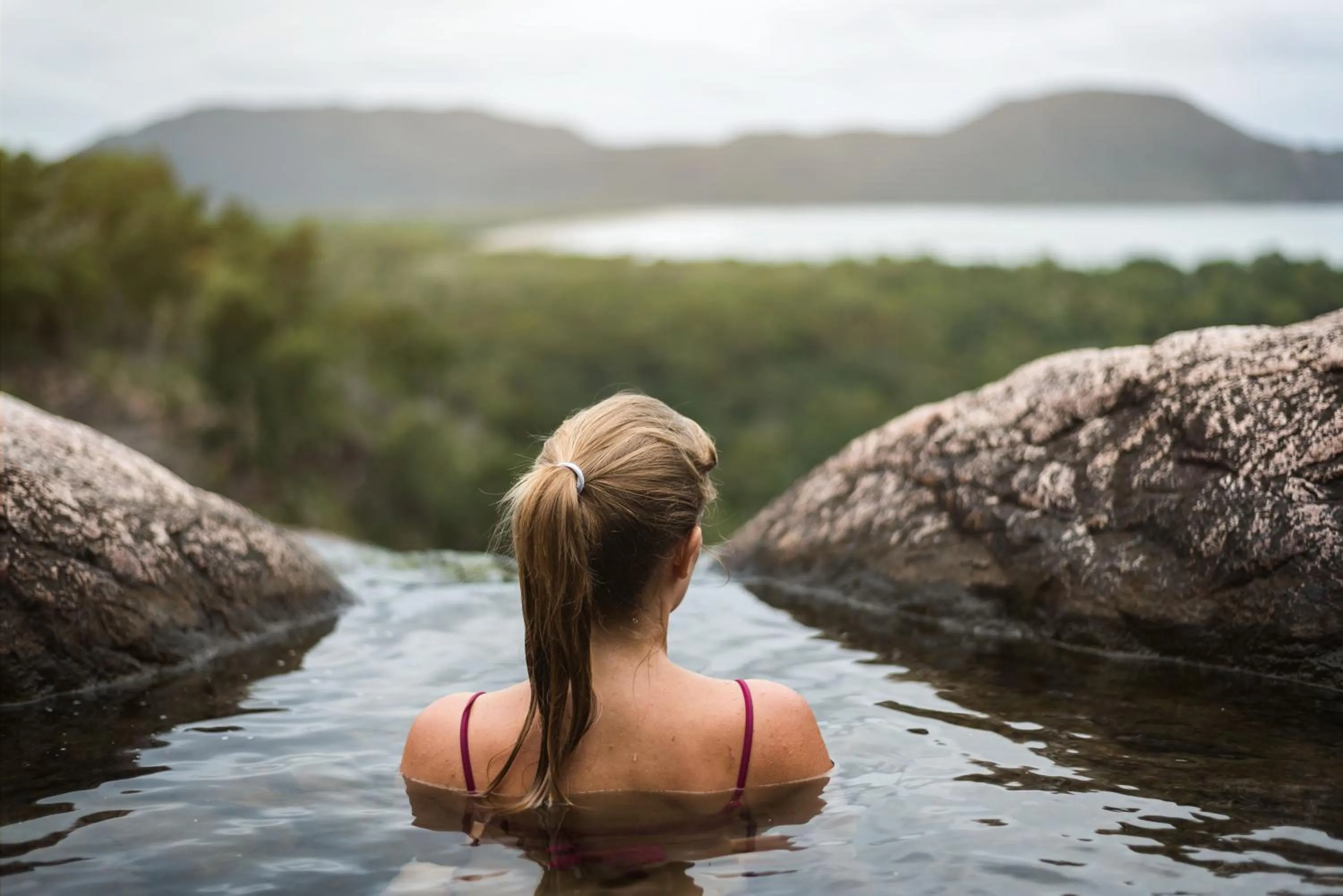Natural landscape in Orpheus Island Lodge