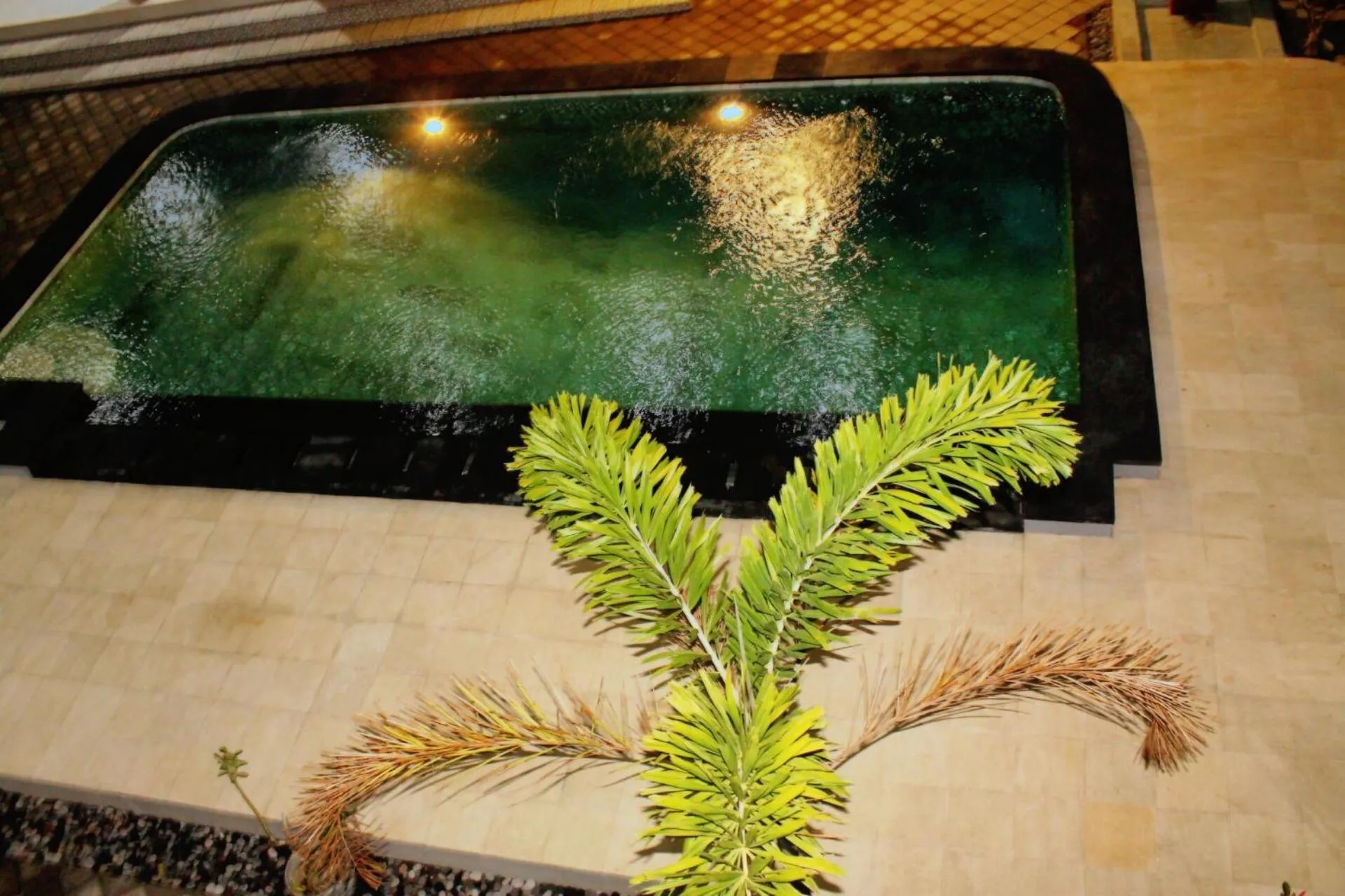 Pool view in Serangan Inn Mimba