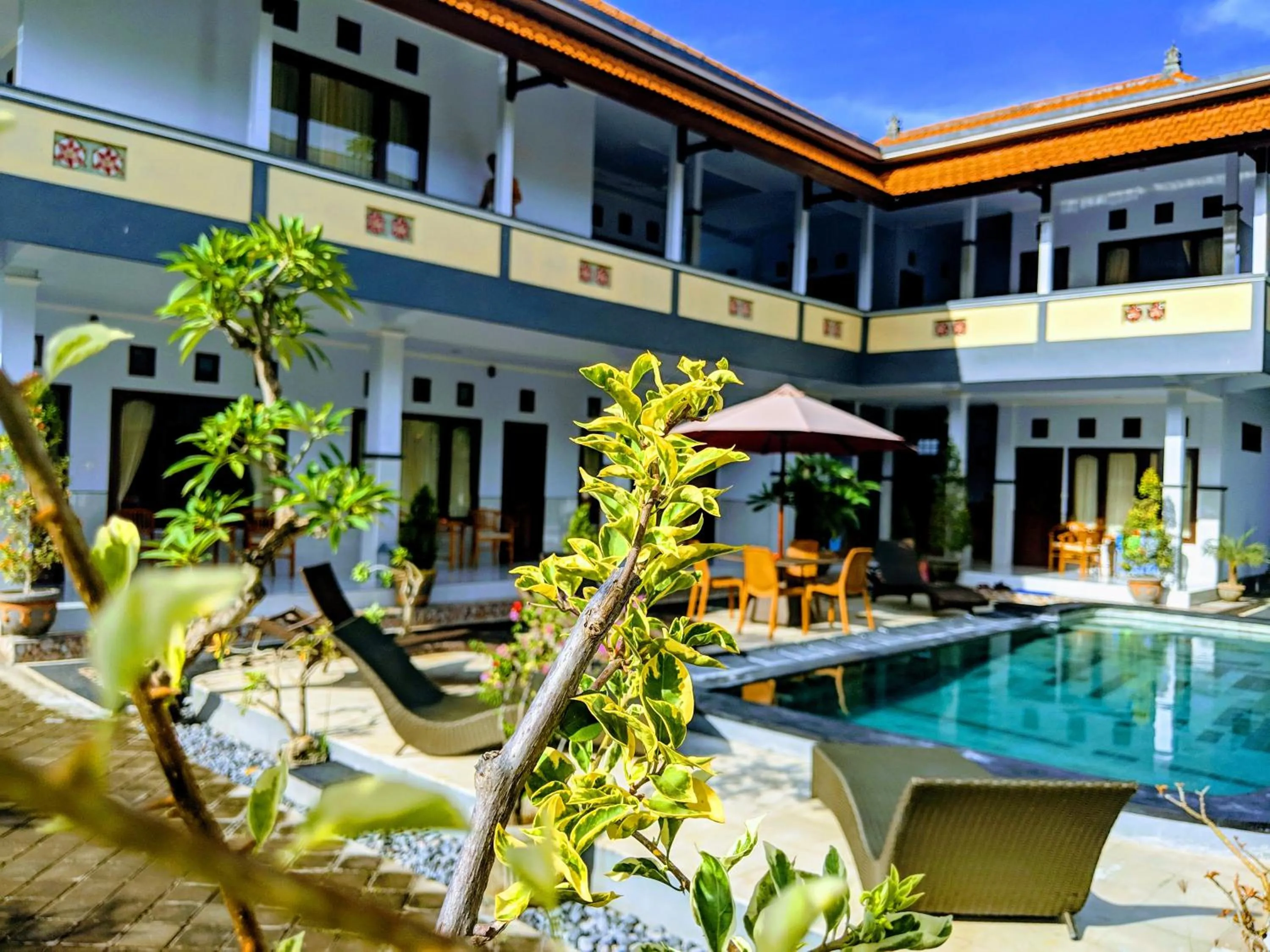 Swimming pool in Serangan Inn Mimba