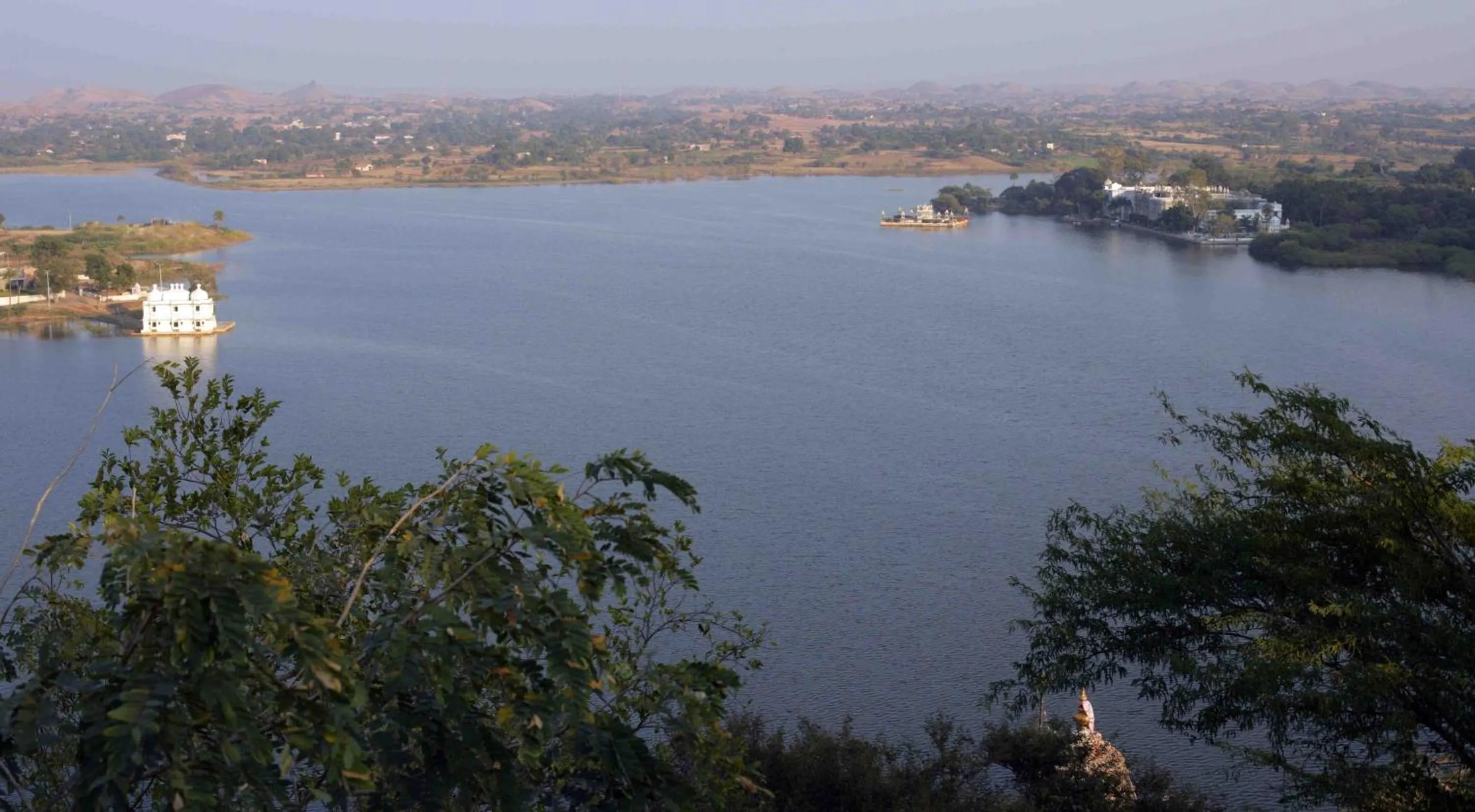 Bird's eye view in Udai Bilas Palace