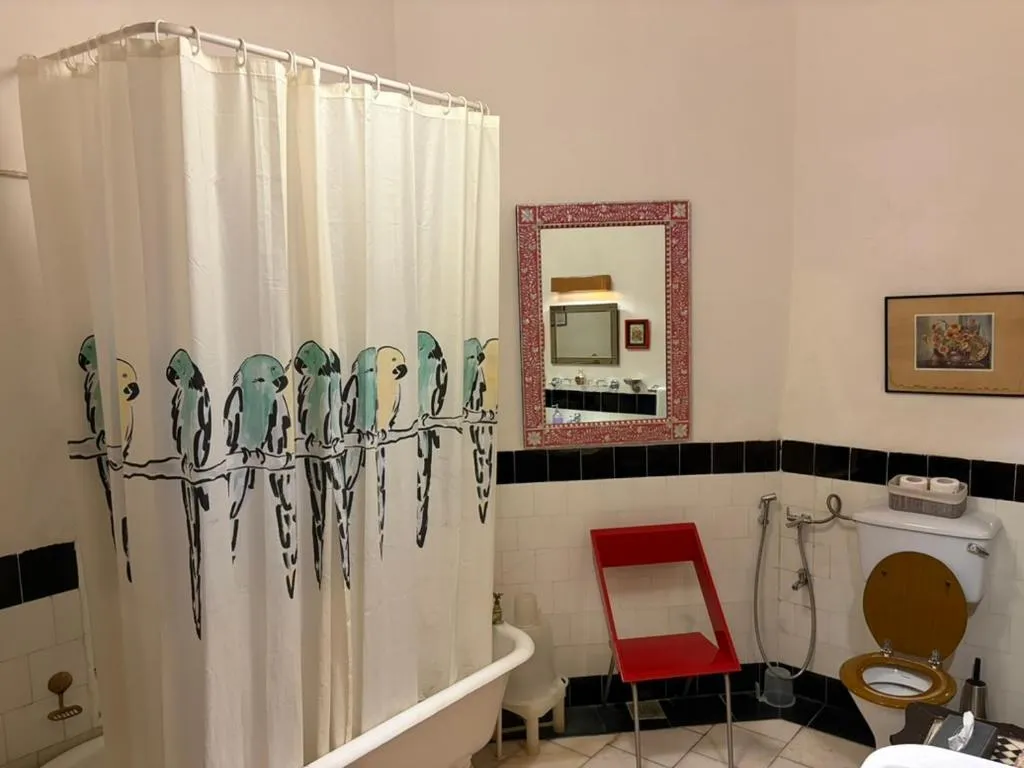 Bathroom in Udai Bilas Palace