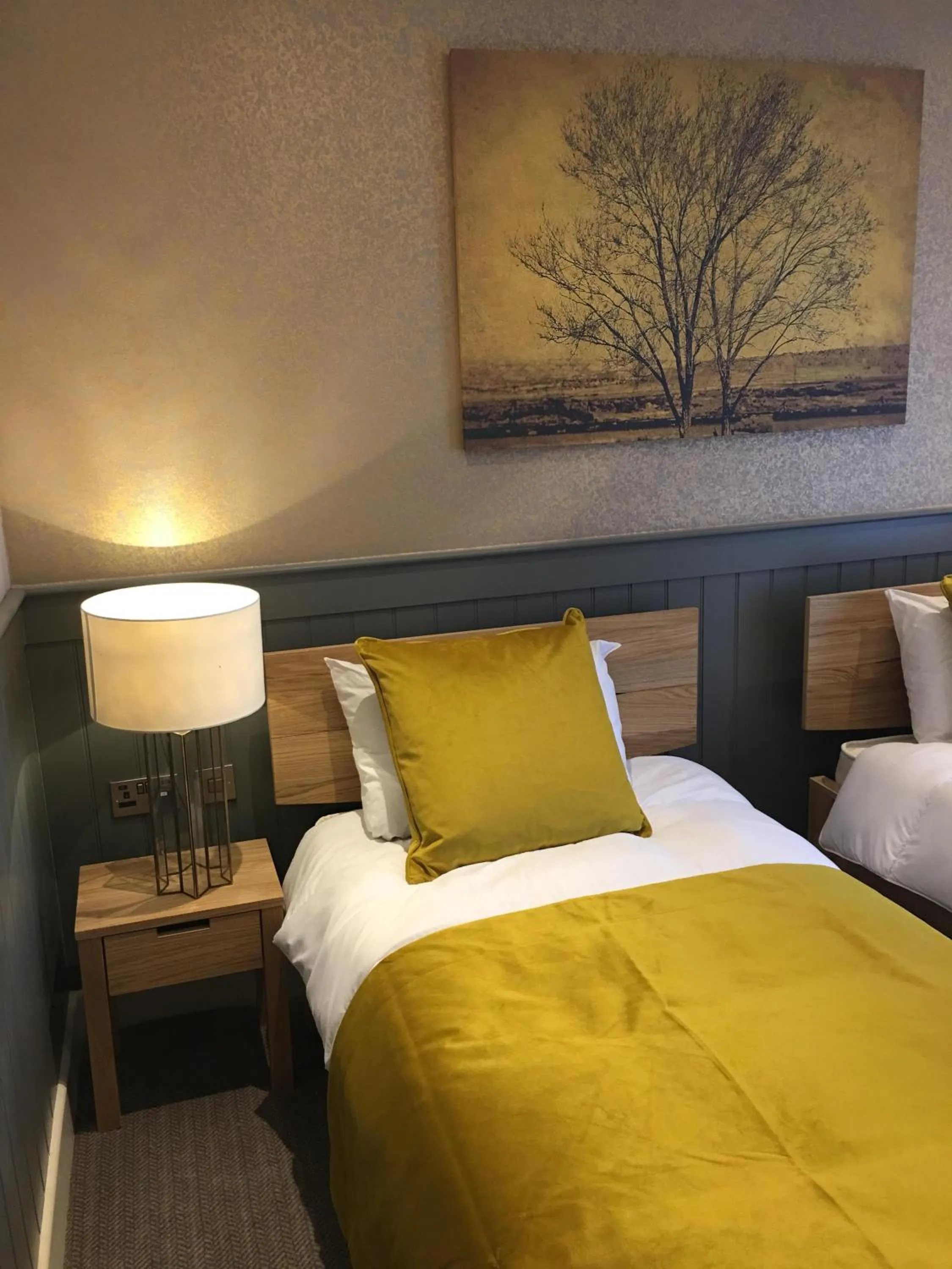 Bed in The Tower Arms Hotel