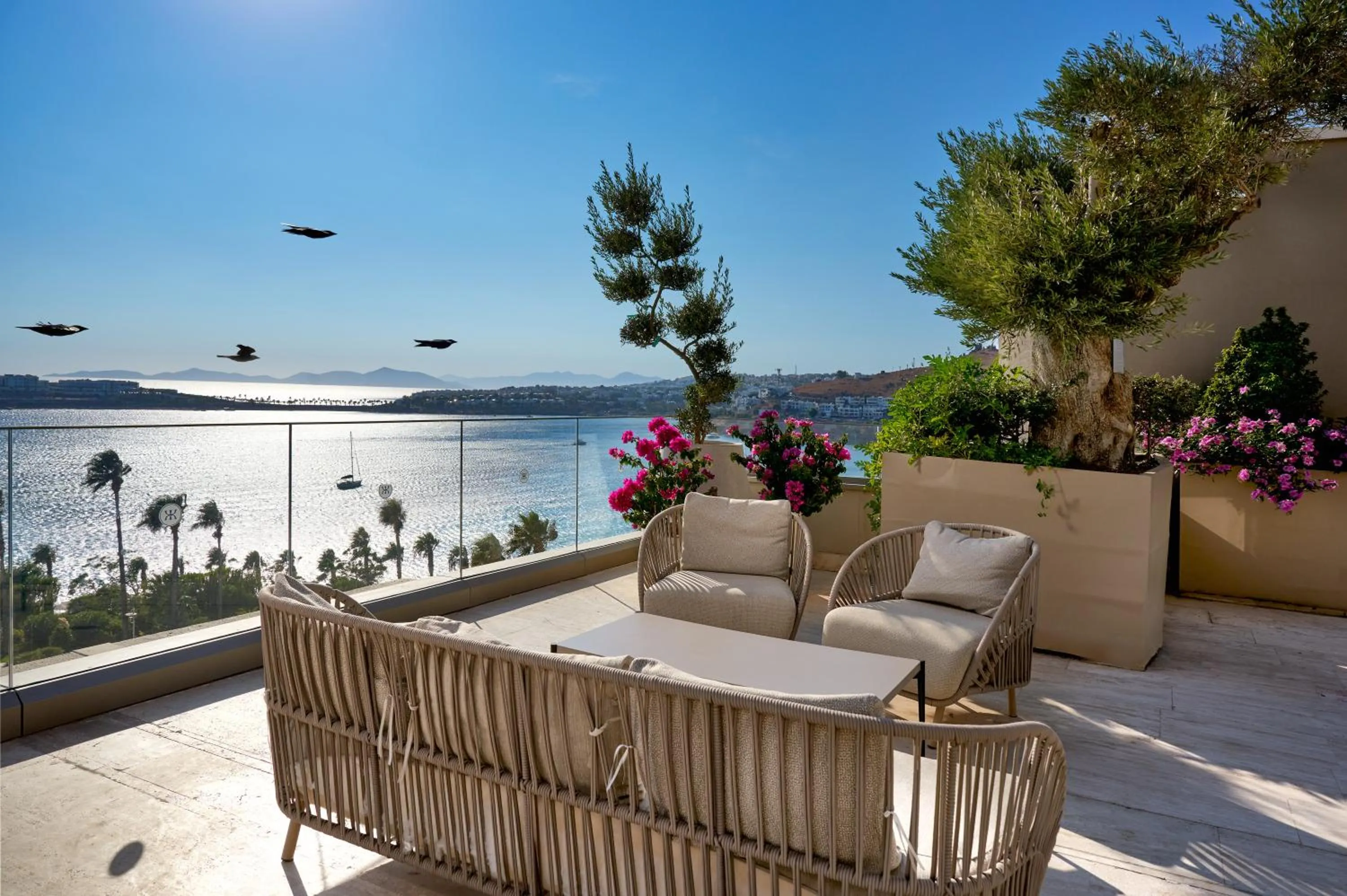 Seating area in Kefaluka Resort