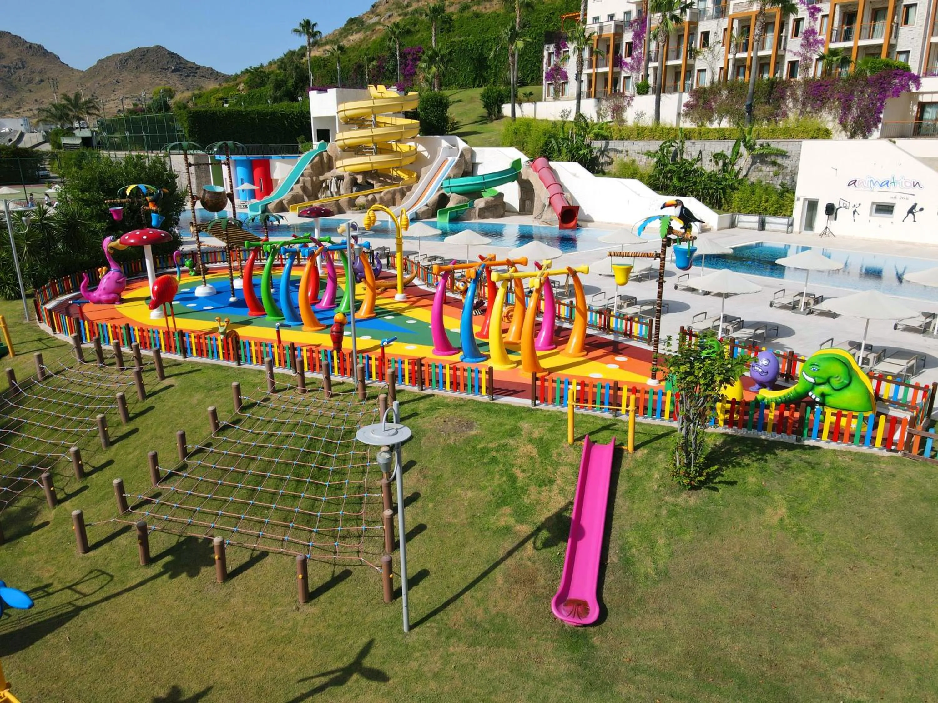Children play ground in Kefaluka Resort
