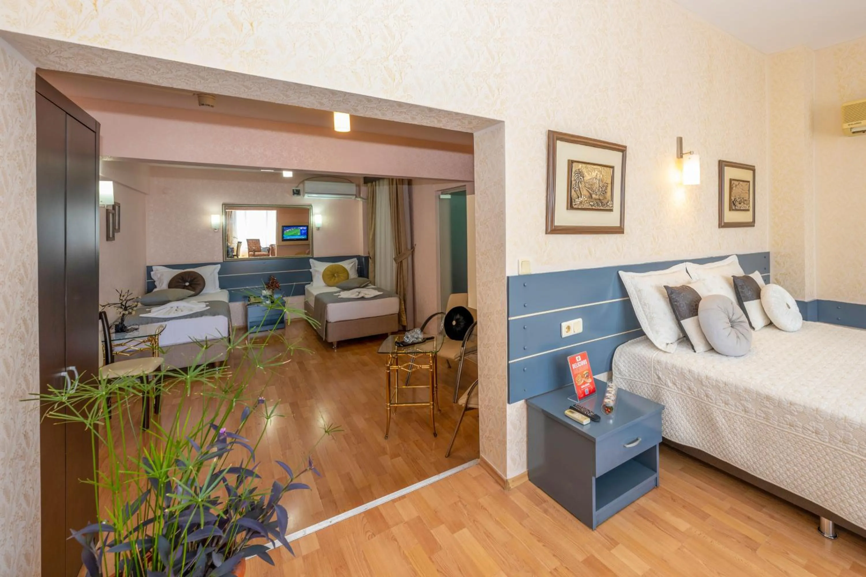 Bed in Grand Ons Hotel