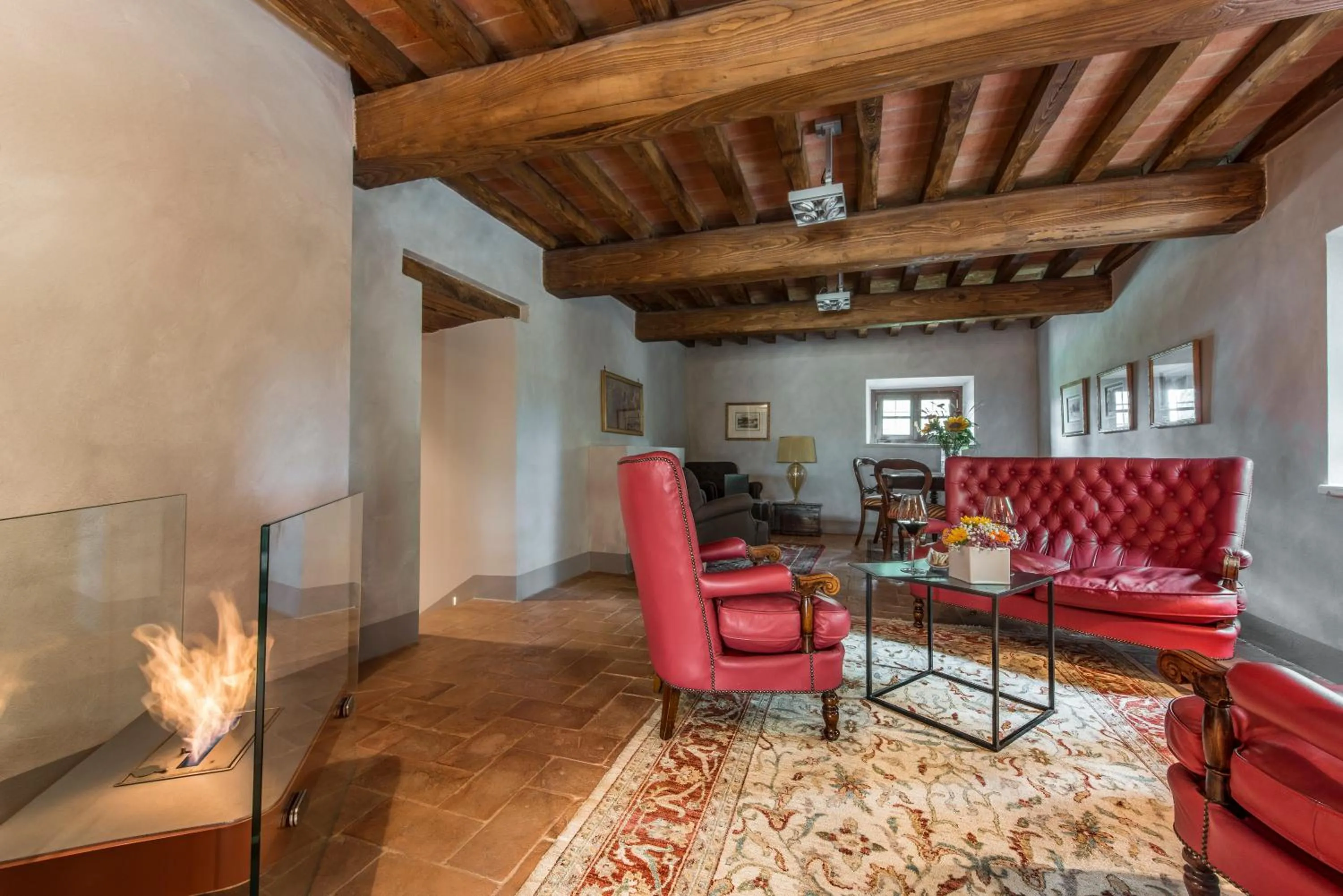 Living room in Villa Armena Relais