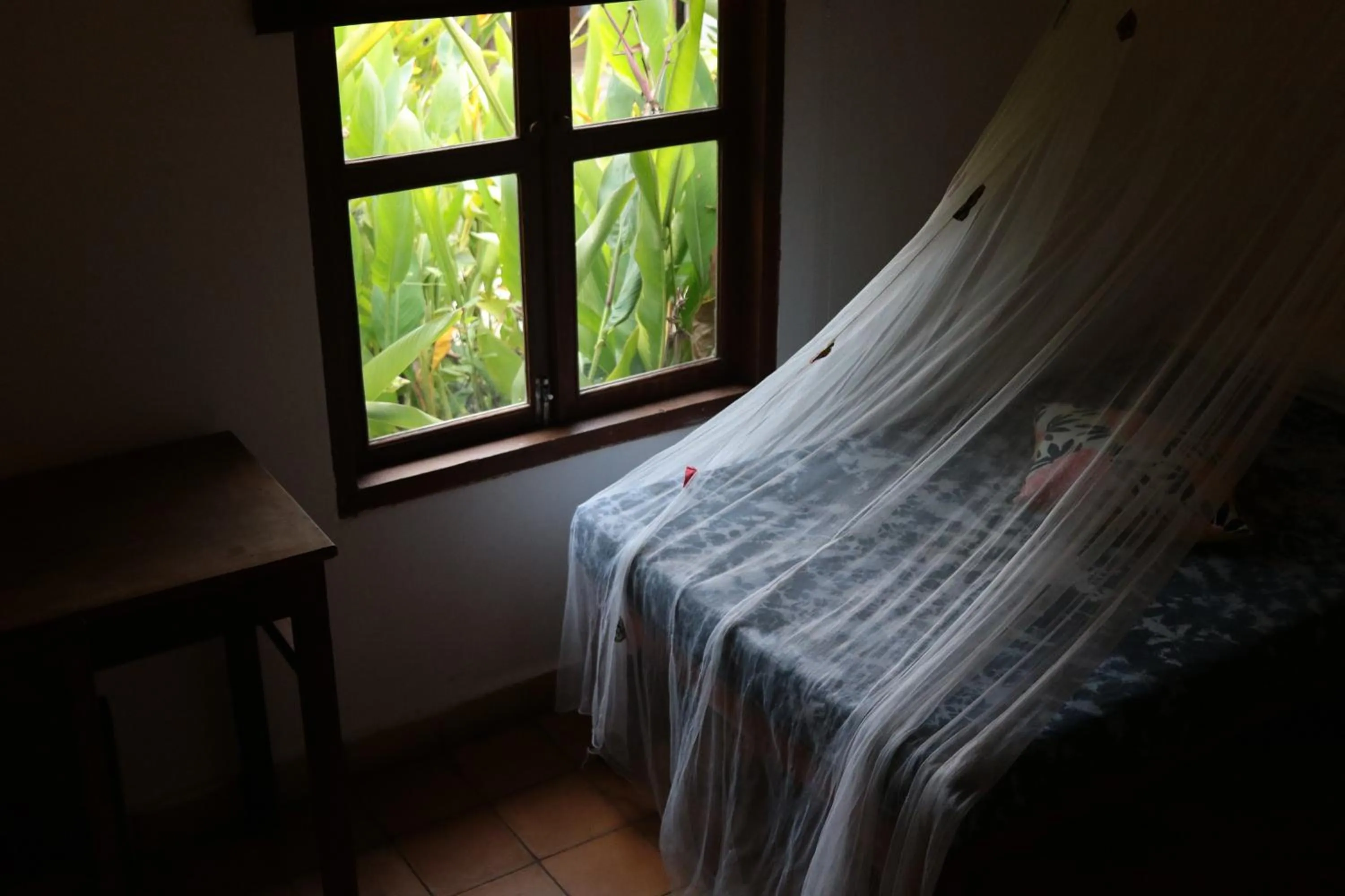 Bed in Sambor Village Hotel