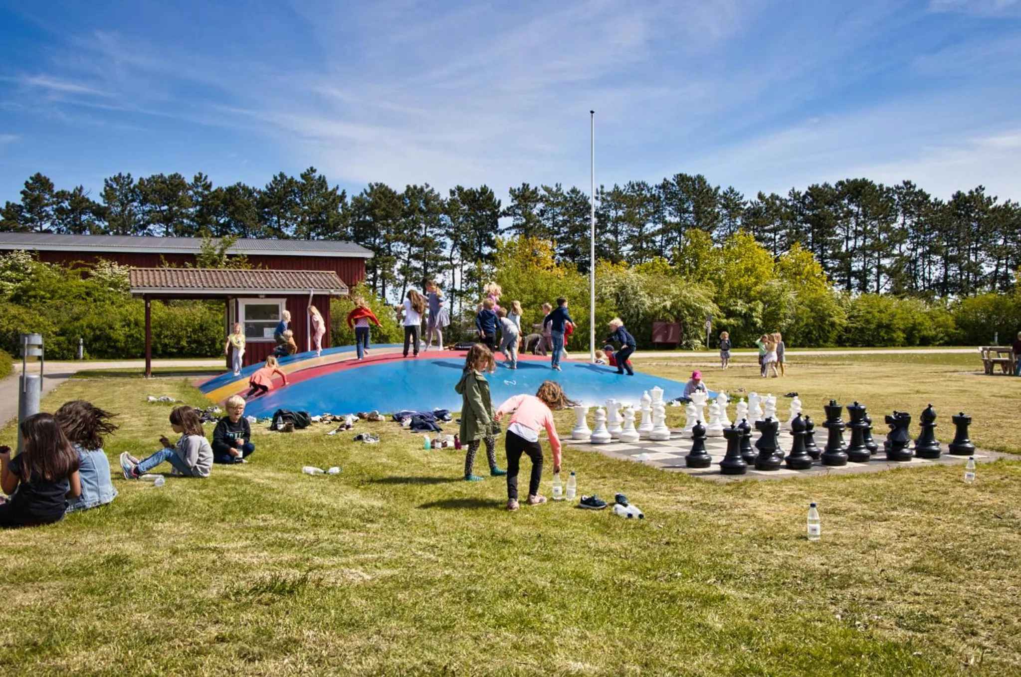 Children play ground in Danhostel Ishøj Strand