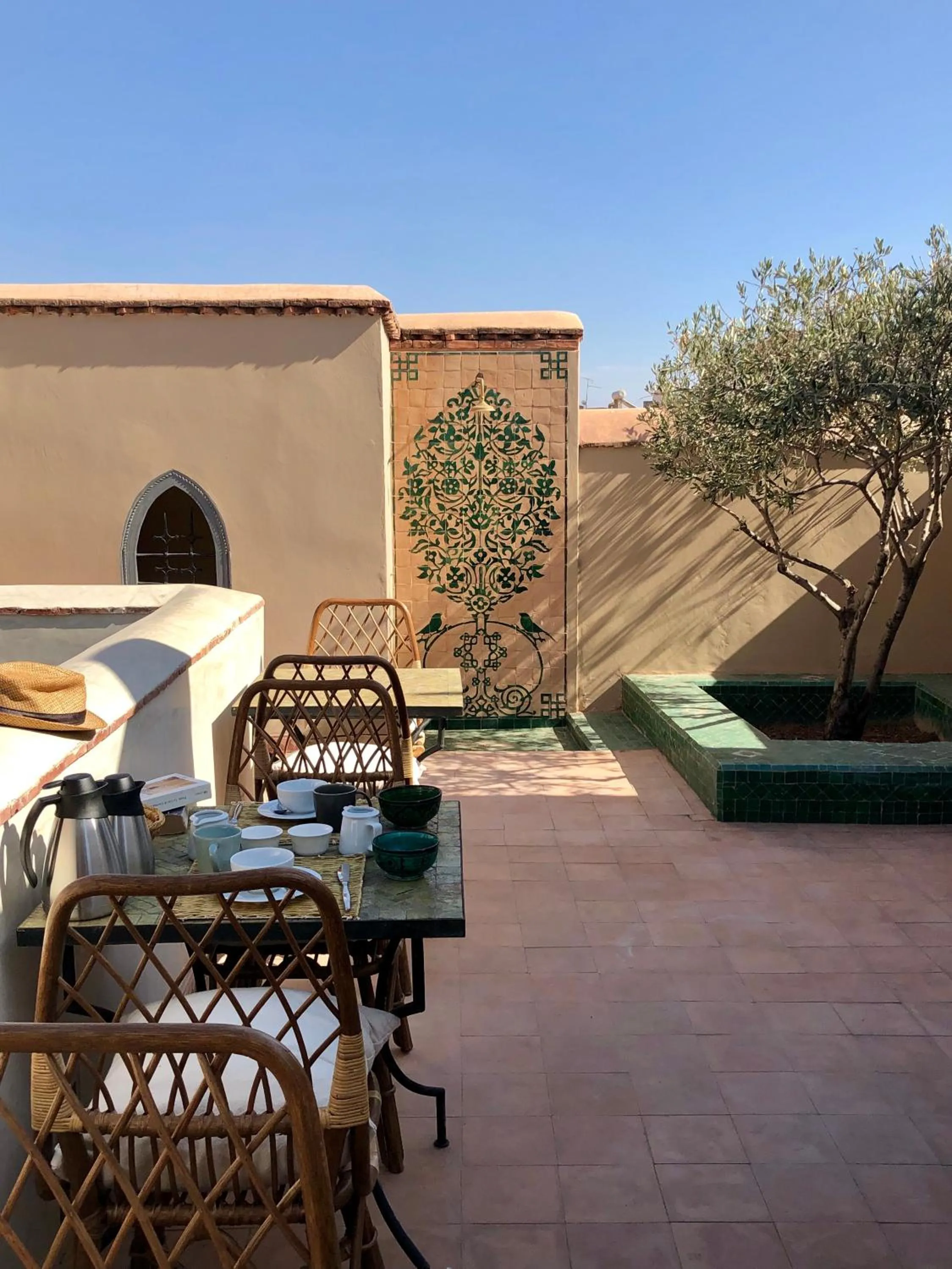 Patio in Riad Hadika Maria
