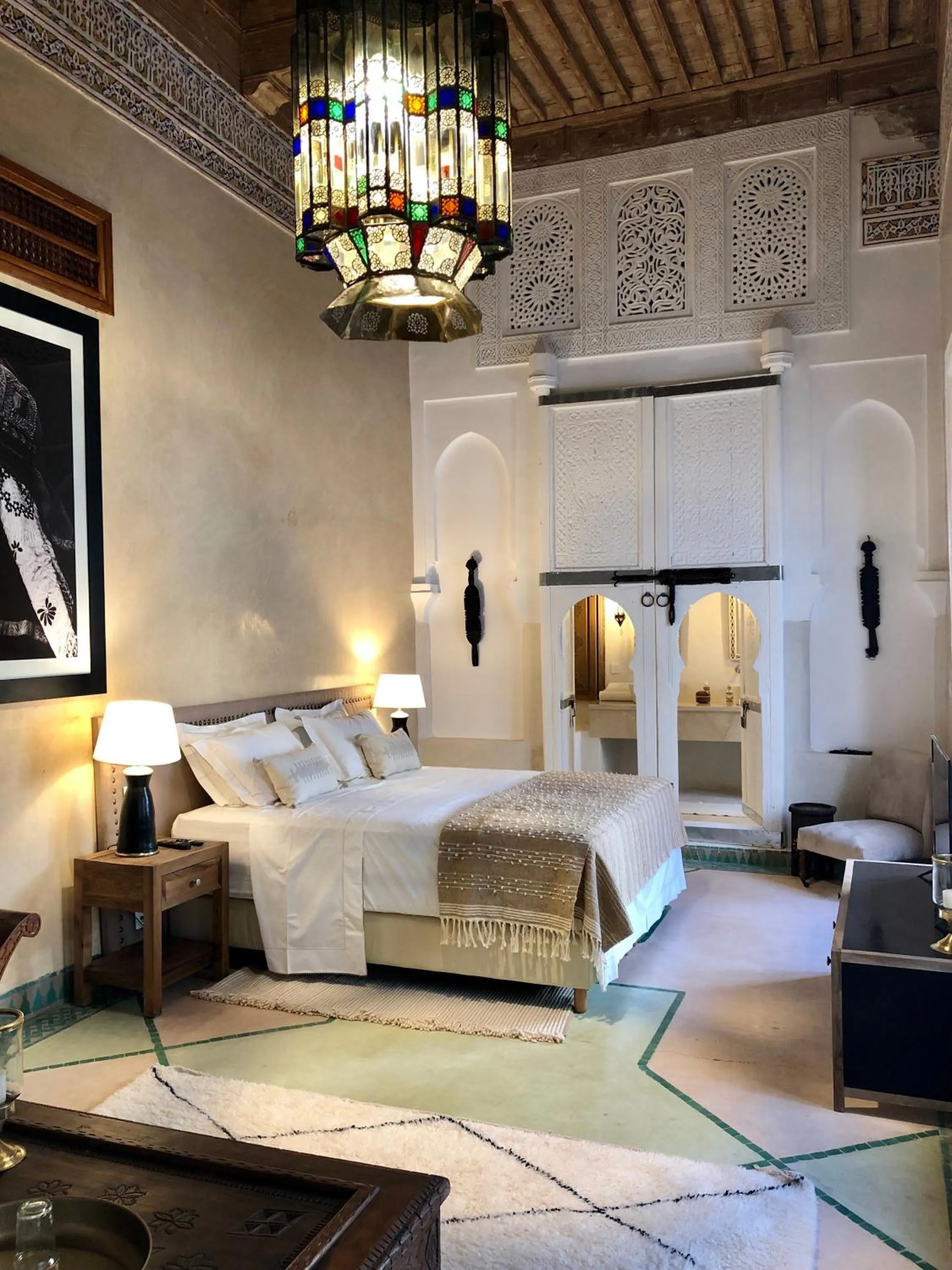 Bed in Riad Hadika Maria