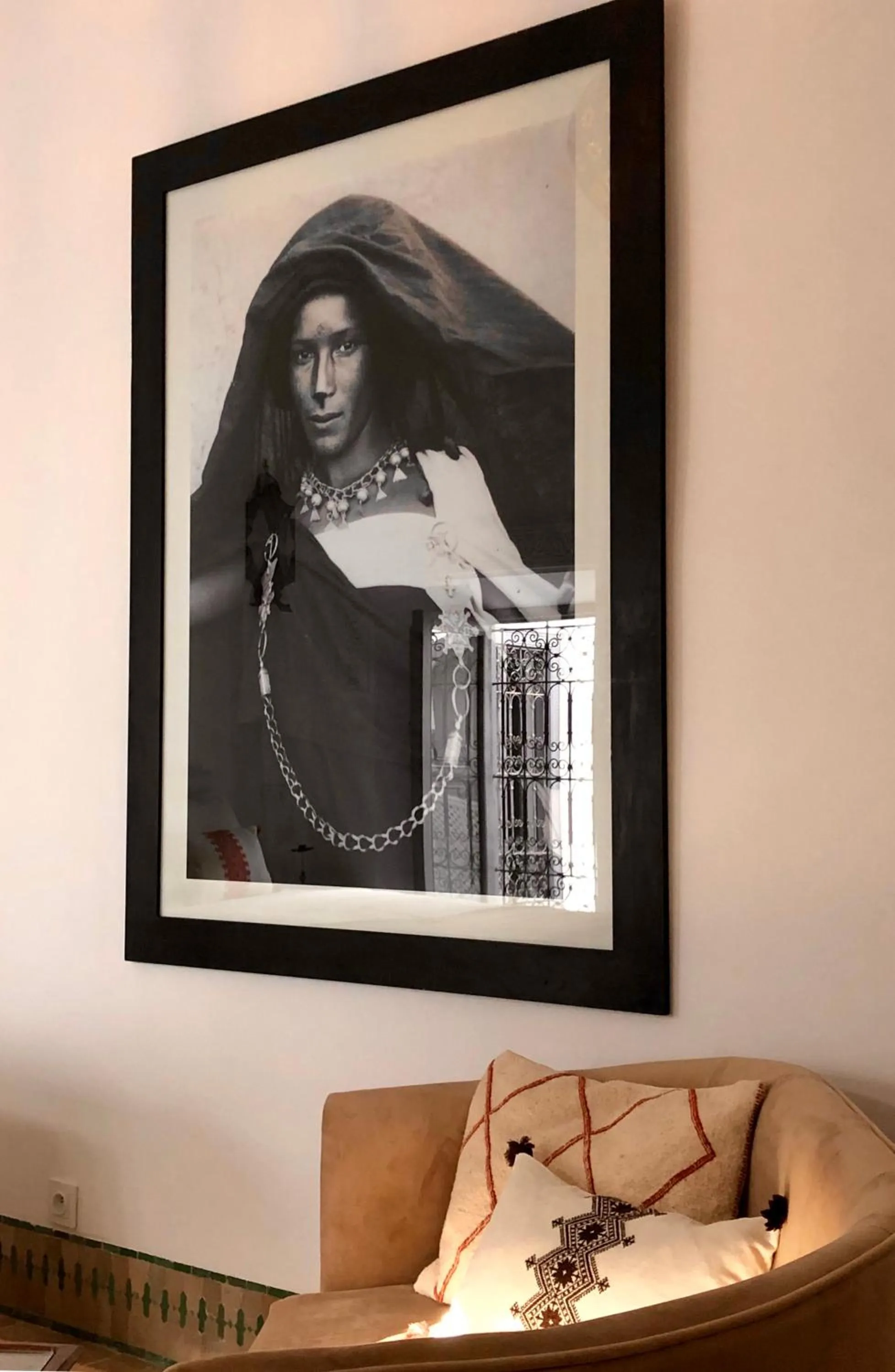 Decorative detail in Riad Hadika Maria