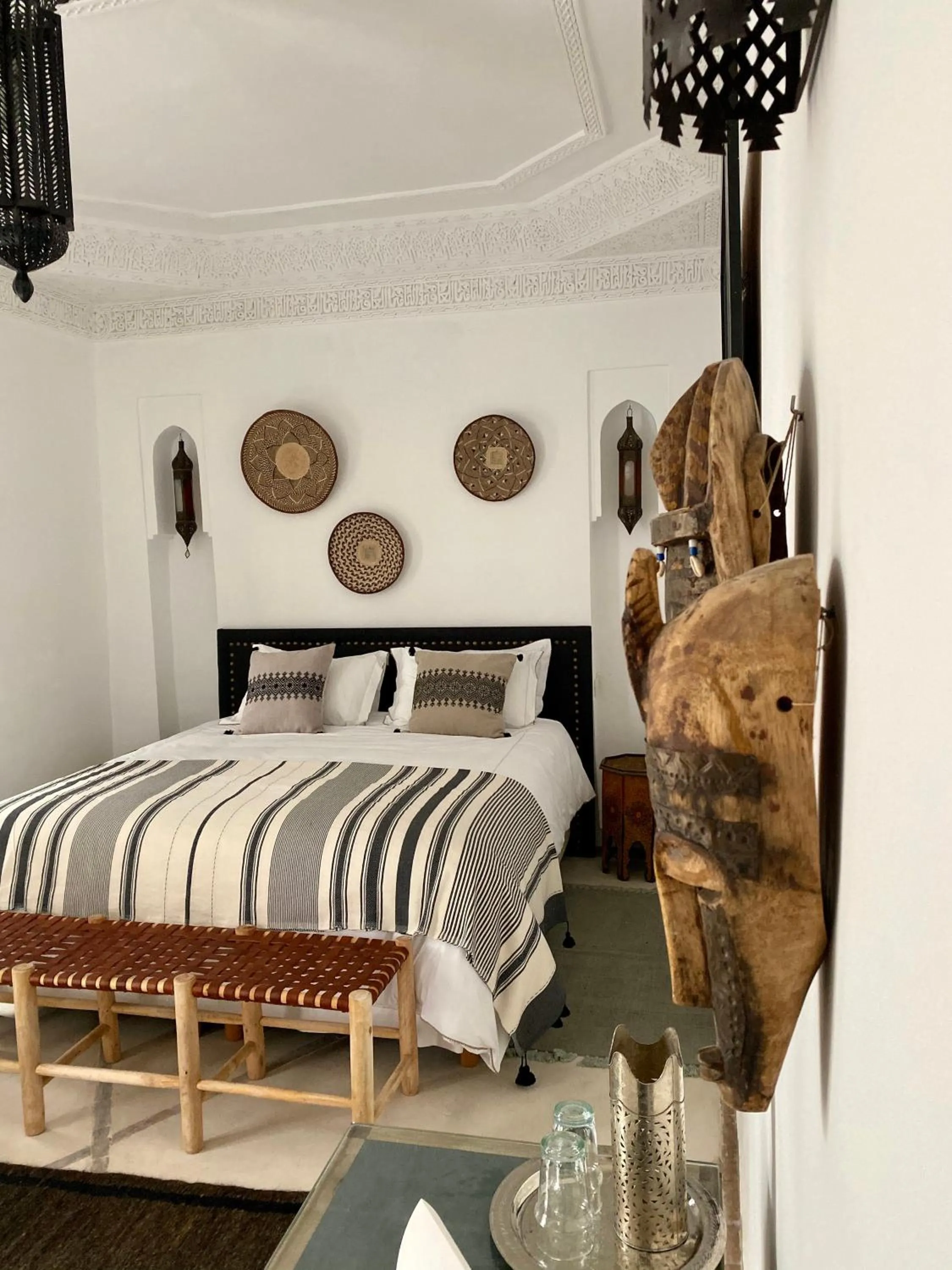 Bed in Riad Hadika Maria