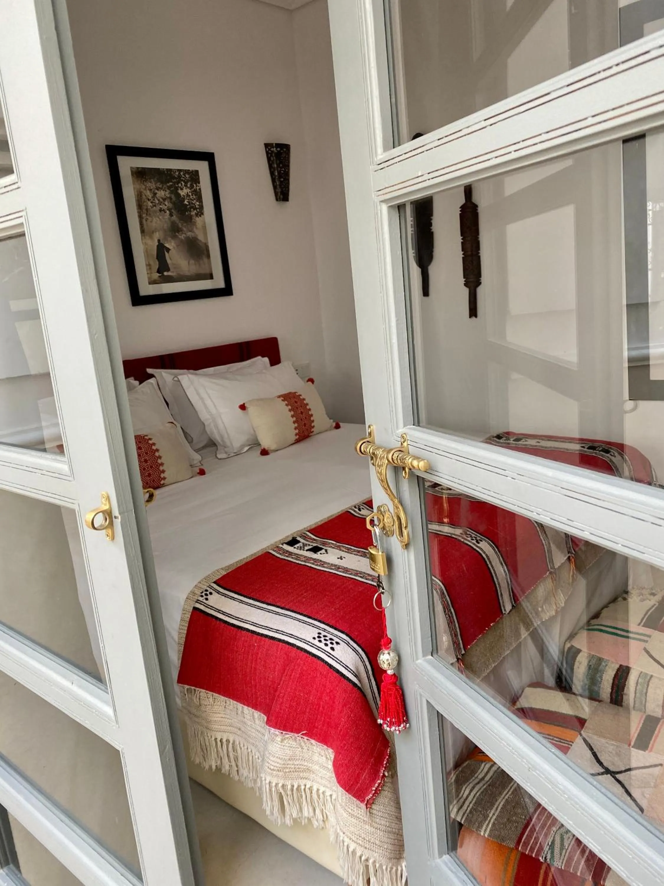 Bed in Riad Hadika Maria