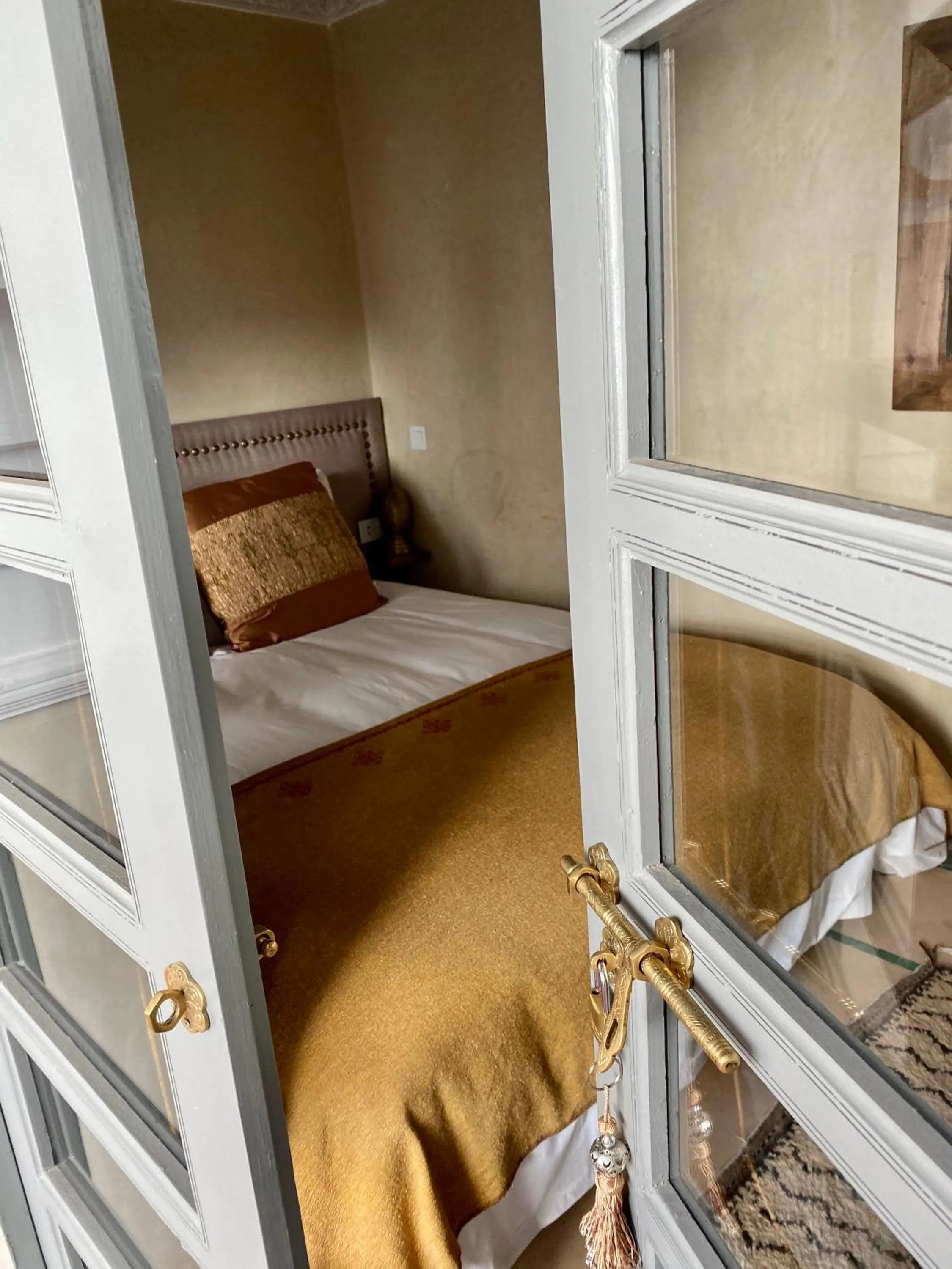 Bed in Riad Hadika Maria