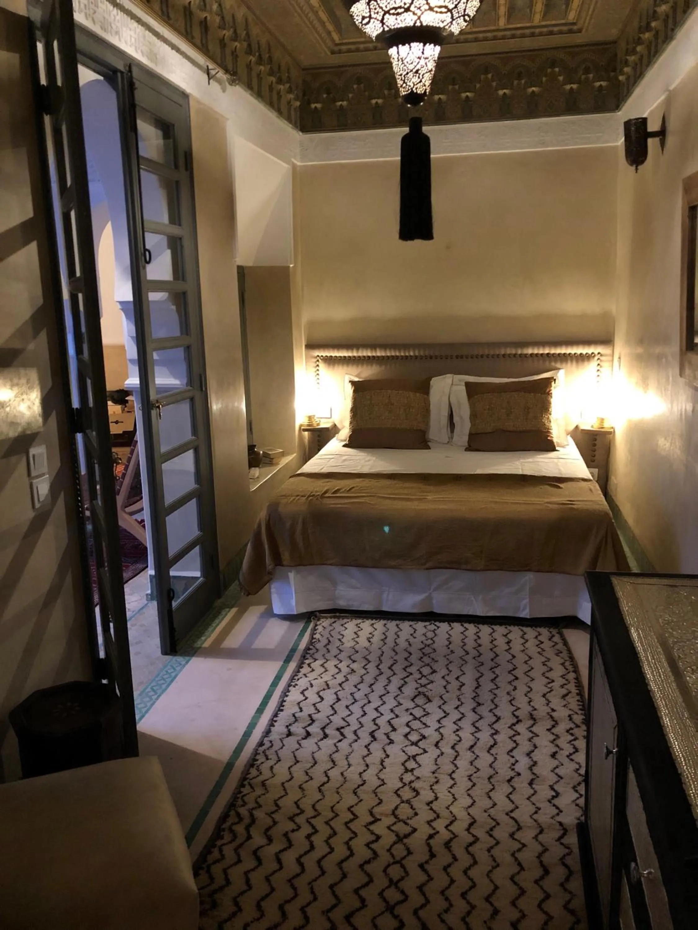 Bed in Riad Hadika Maria