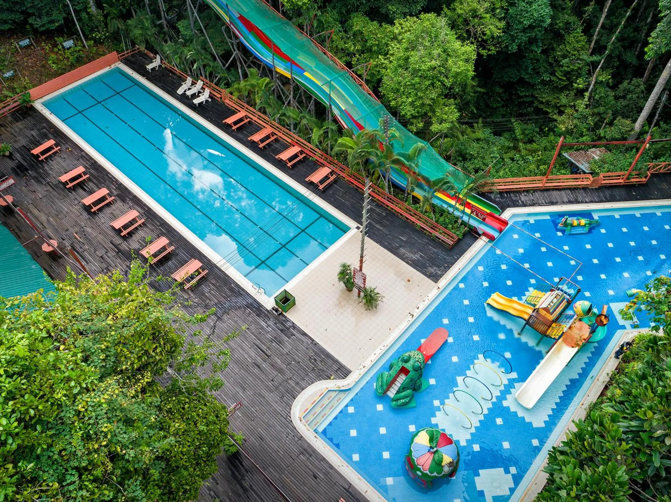 Swimming pool in Borneo Tropical Rainforest Resort