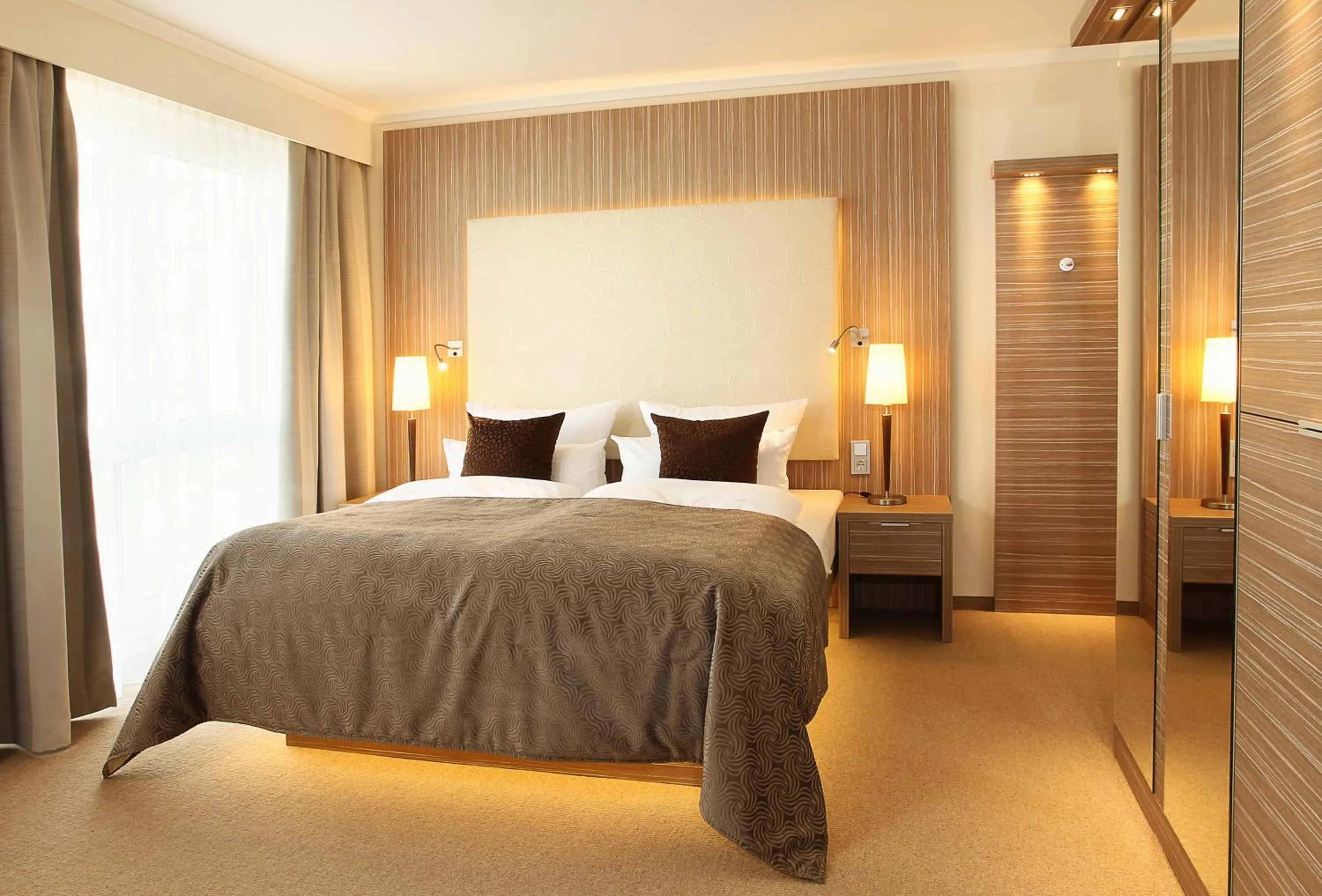 Bed in Strandhotel Duhnen