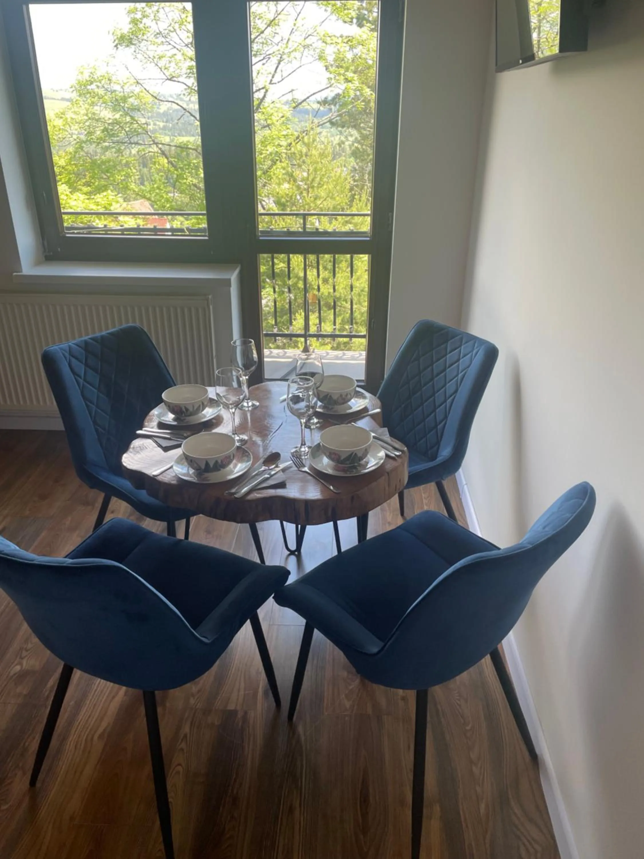 Dining area in Pokoje Gościnne u Hanki